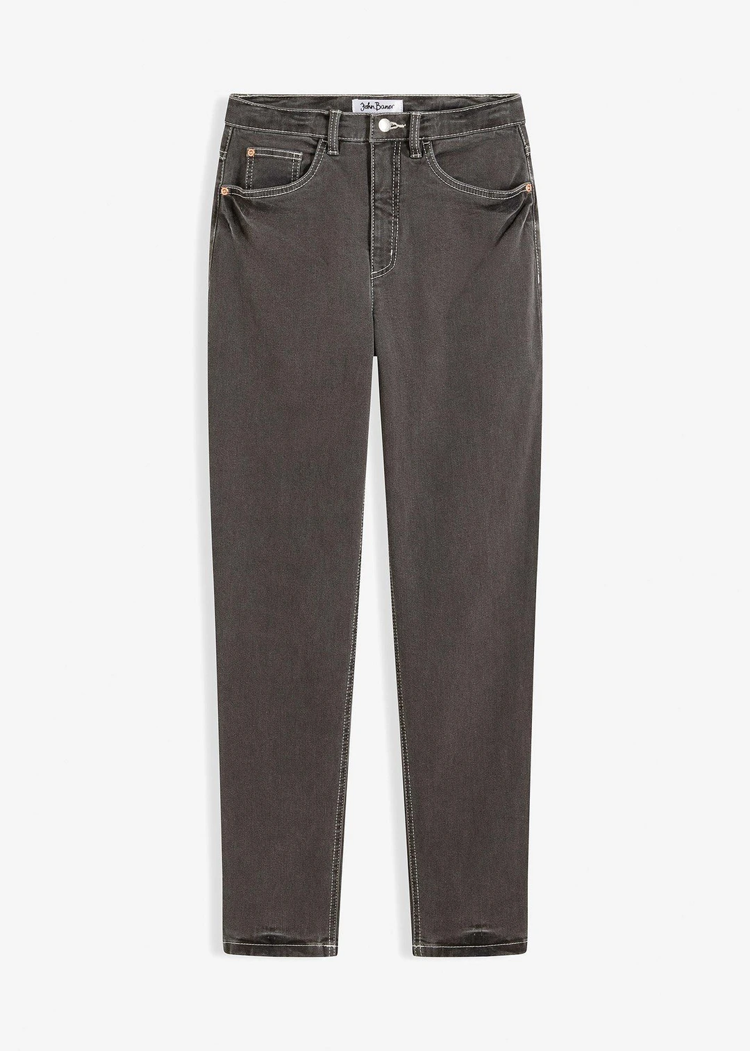 Jean mom taille haute, extensible