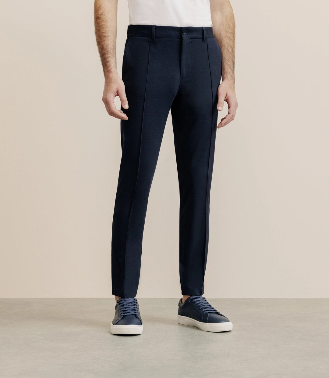 IZAC - Pantalon ville en maille marine