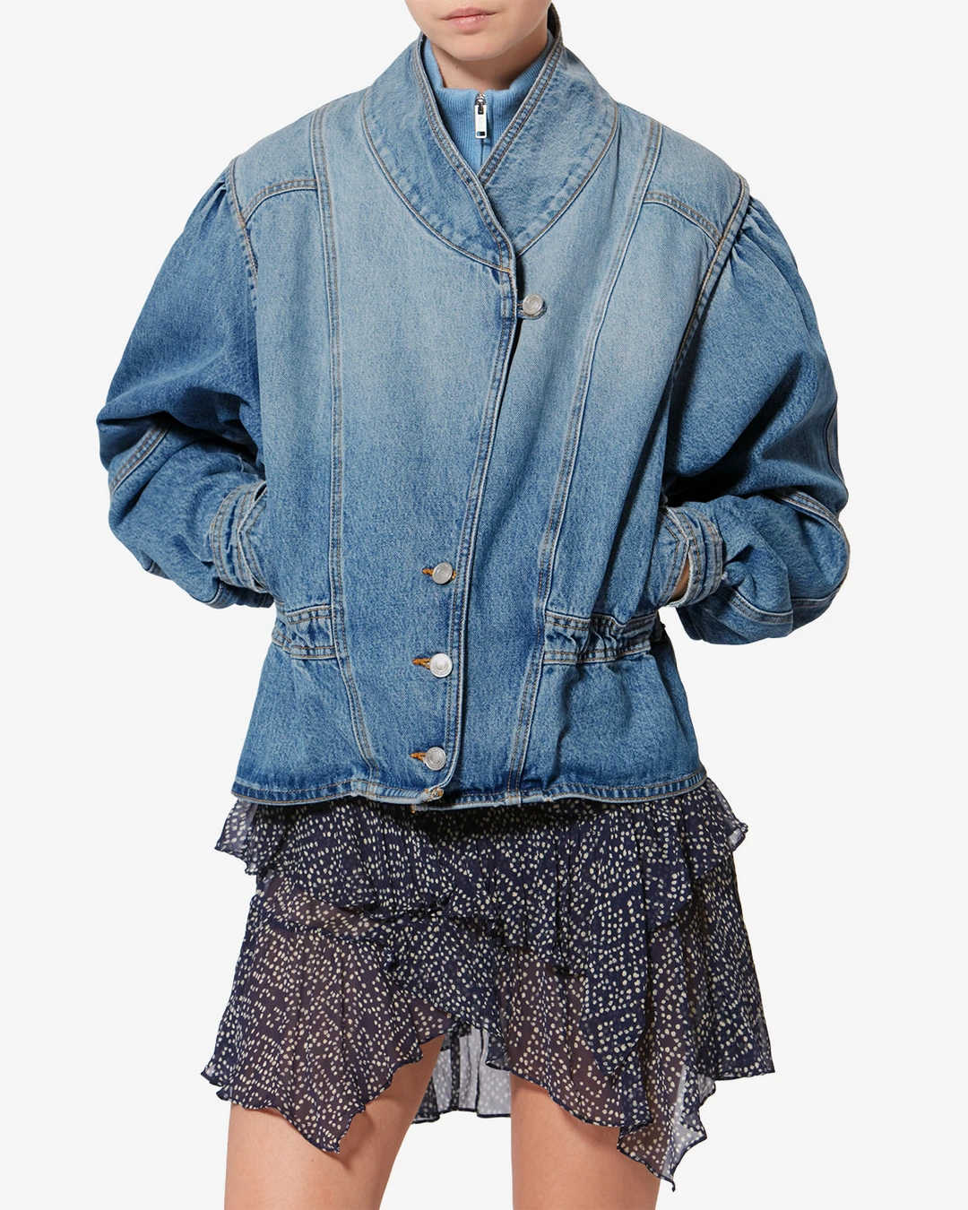 Veste Dolie - Femme - Bleu Clair - Taille 42 - 5