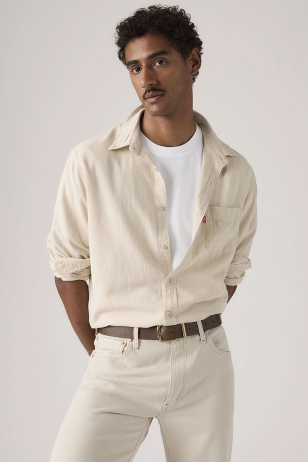 Levi's Chemise À Poche Sunset Standard - Homme - Blanc / White 17 Oxford - 2XL