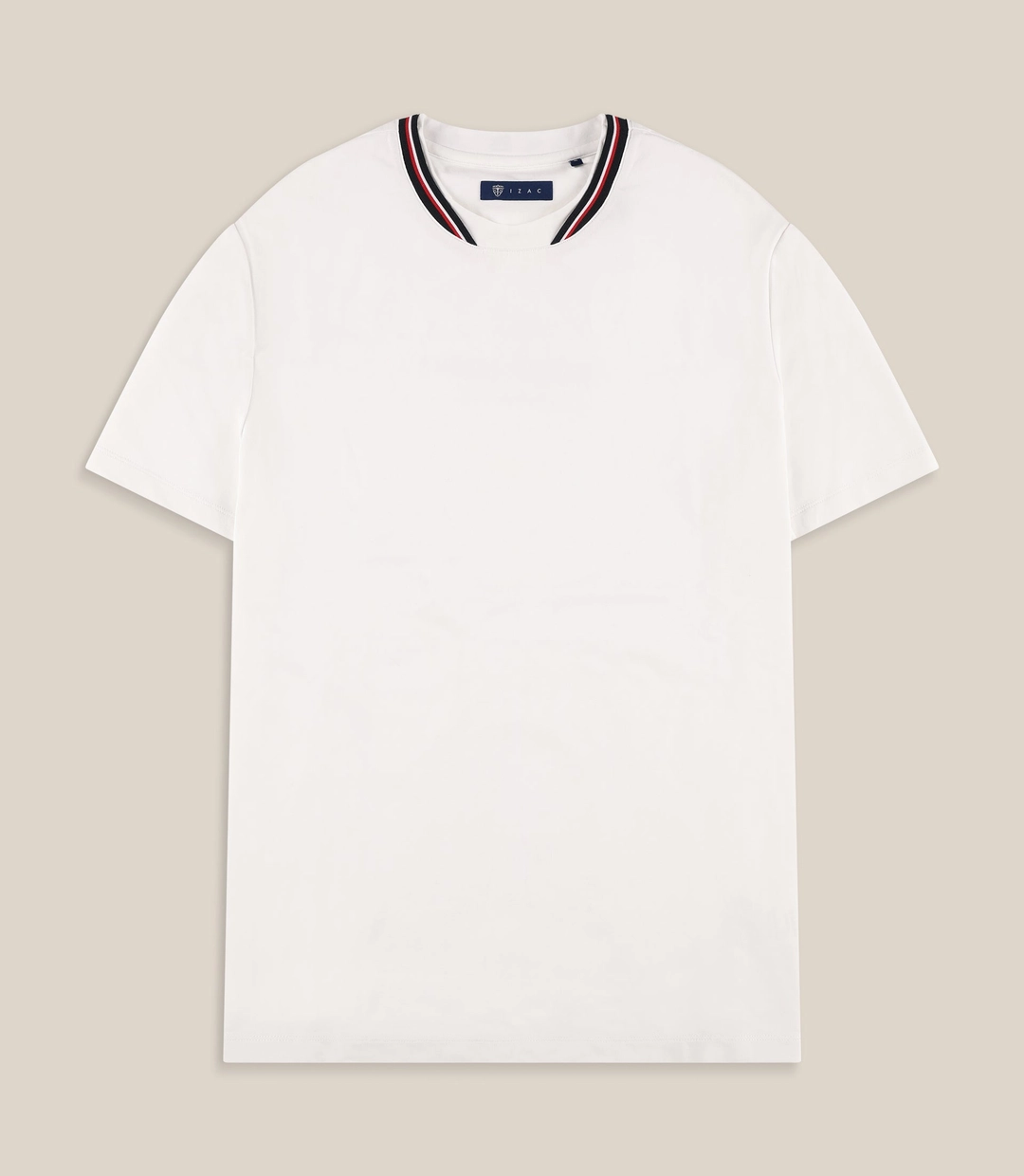 IZAC - T-shirt col teddy blanc