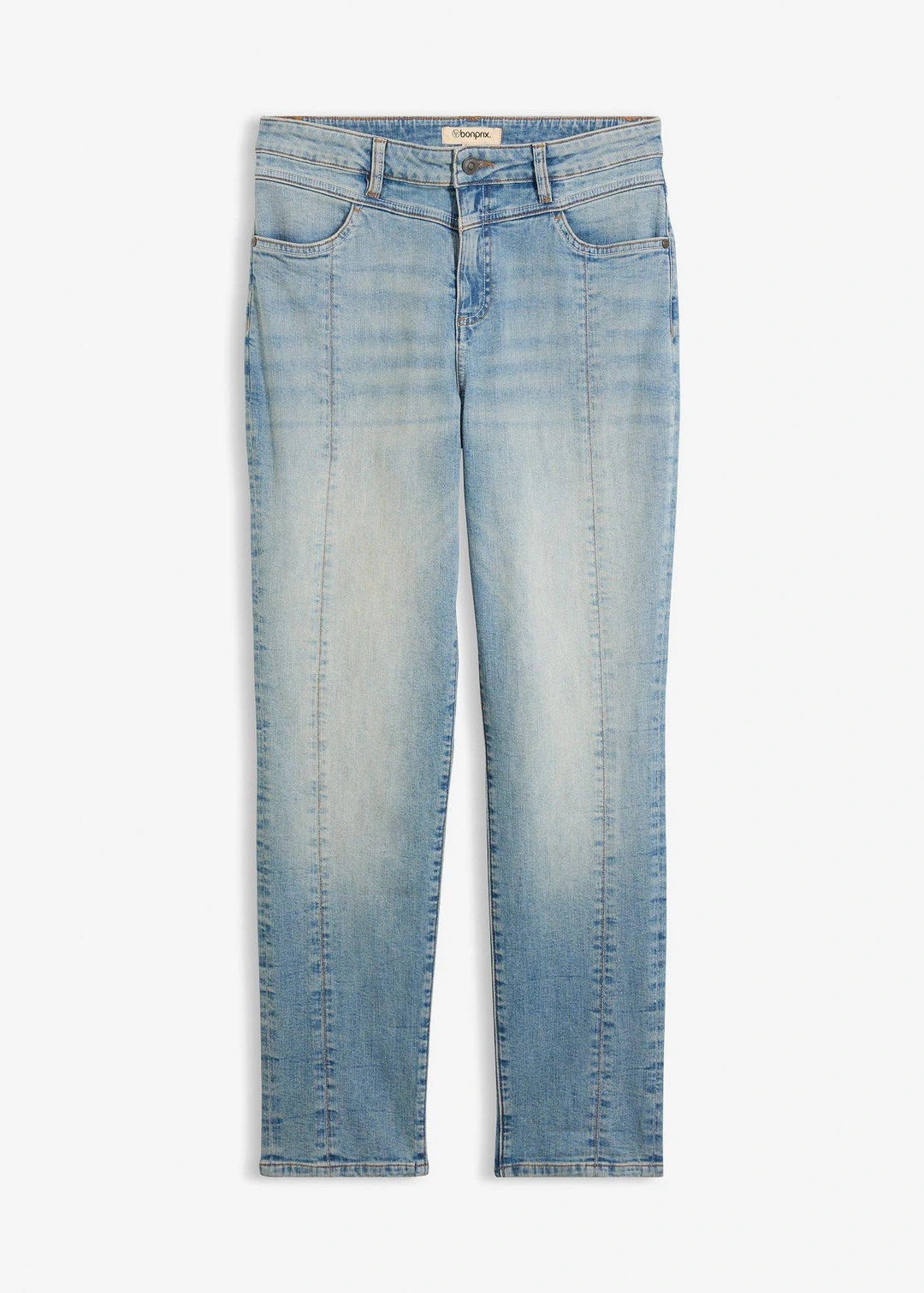 Jean droit taille mi-haute