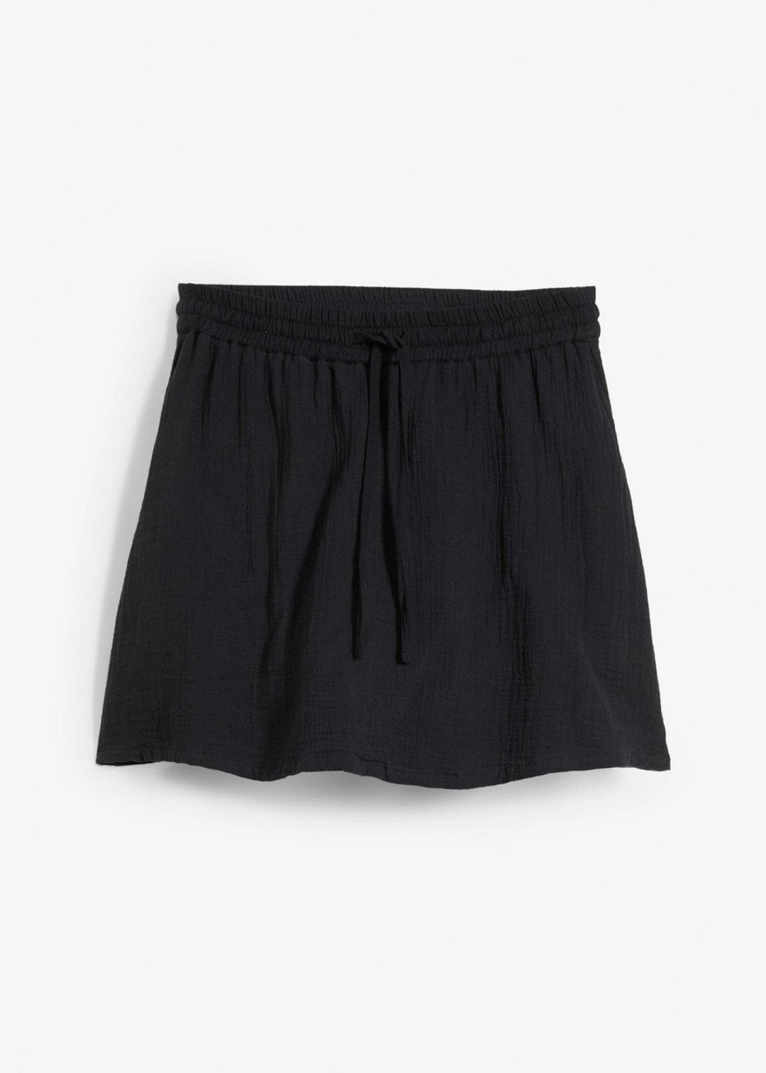 Jupe-short en gaze de coton