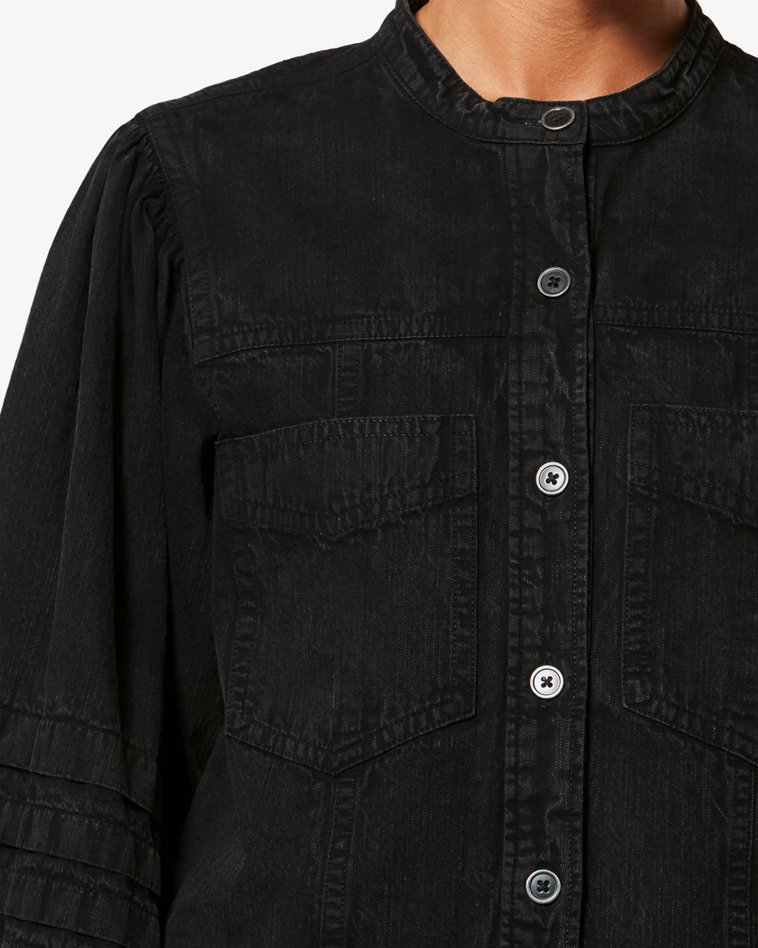 Chemise Mileda - Femme - Noir Délavé - Taille 42 - Marant Étoile - 2