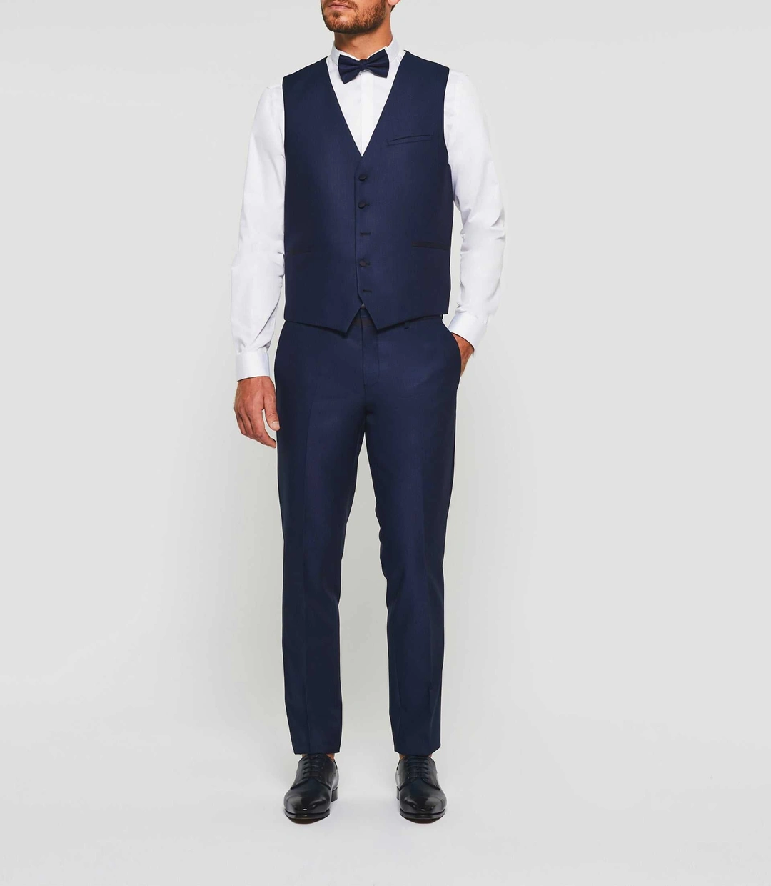 IZAC - Gilet de costume bleu ''Jfabio''