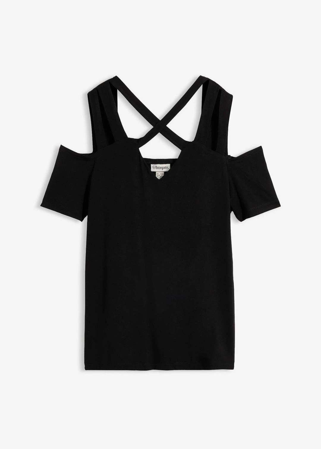 T-shirt à découpes en viscose