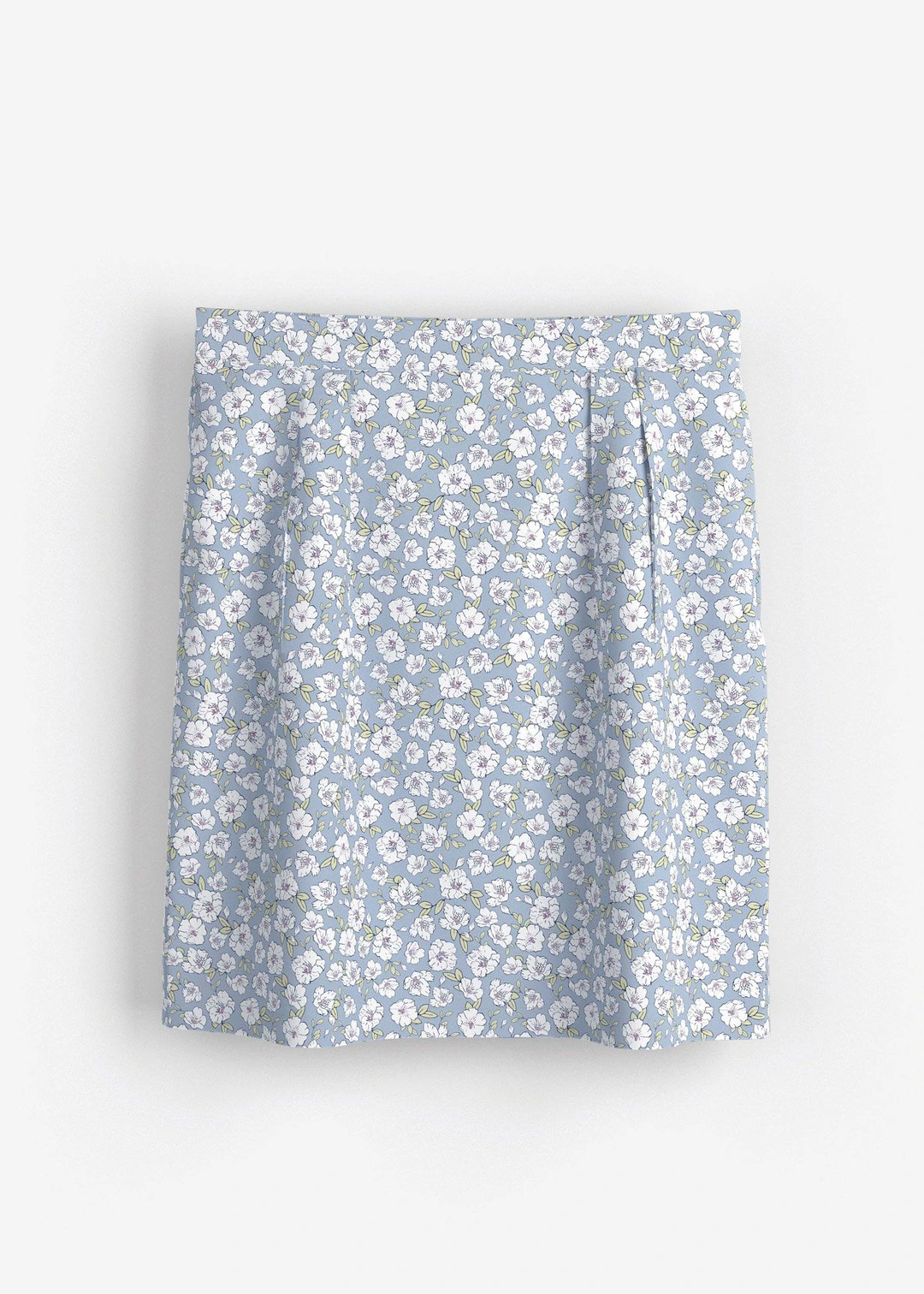 Mini-jupe en viscose fluide