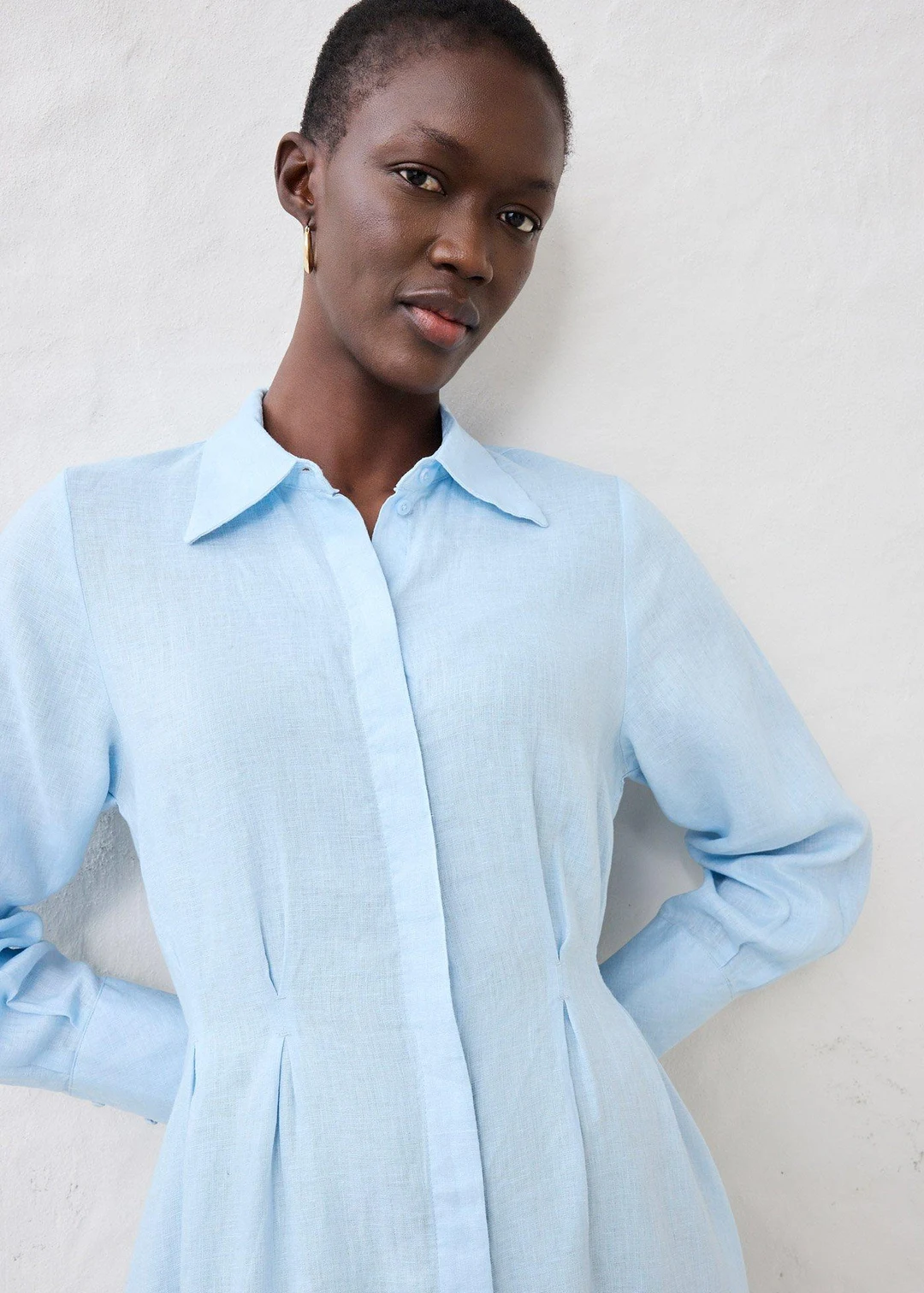 Robe-chemise 100% lin - 3