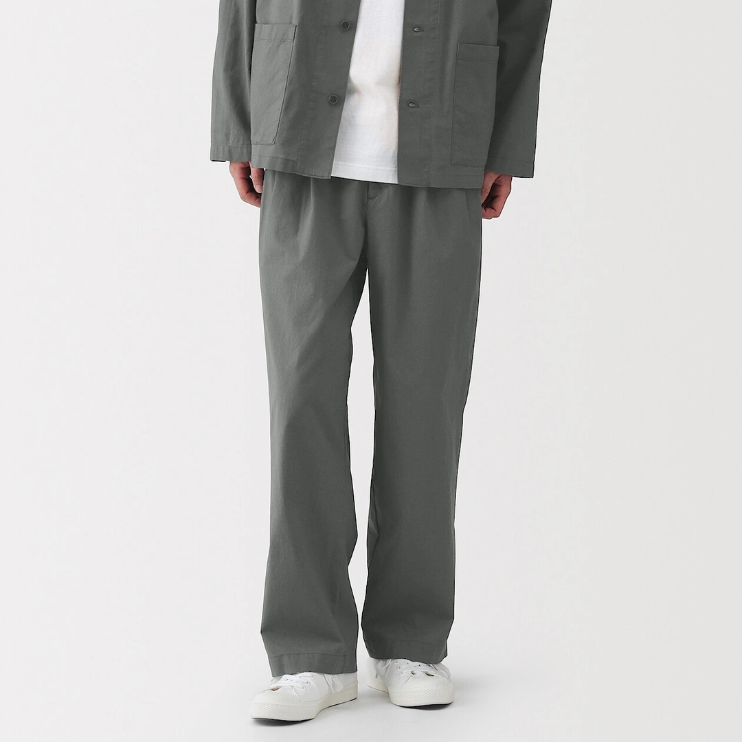 Pantalon à pinces en coton bio Cool Touch pour homme