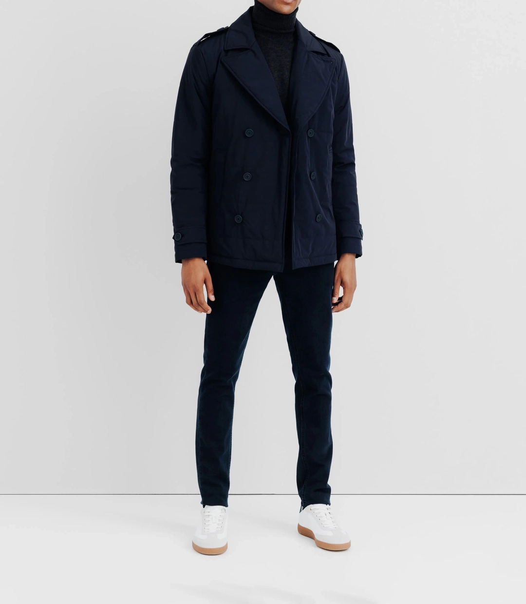IZAC - Manteau déperlant marine