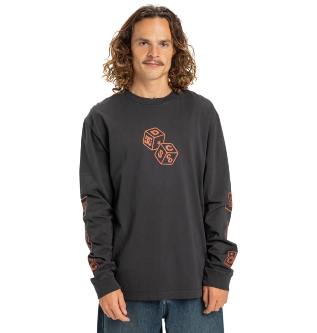 Hi Rolling Hls - T-shirt manches longues Noir Homme