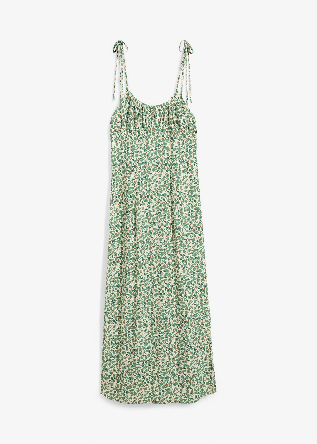 Robe à bretelles en viscose fluide
