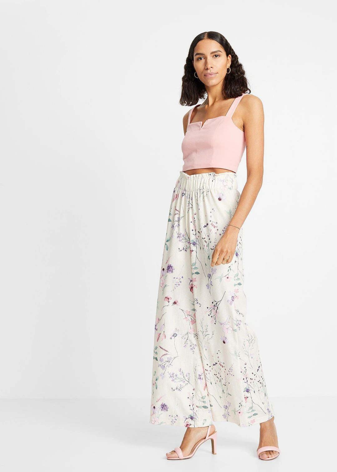Pantalon en jersey de crêpe léger