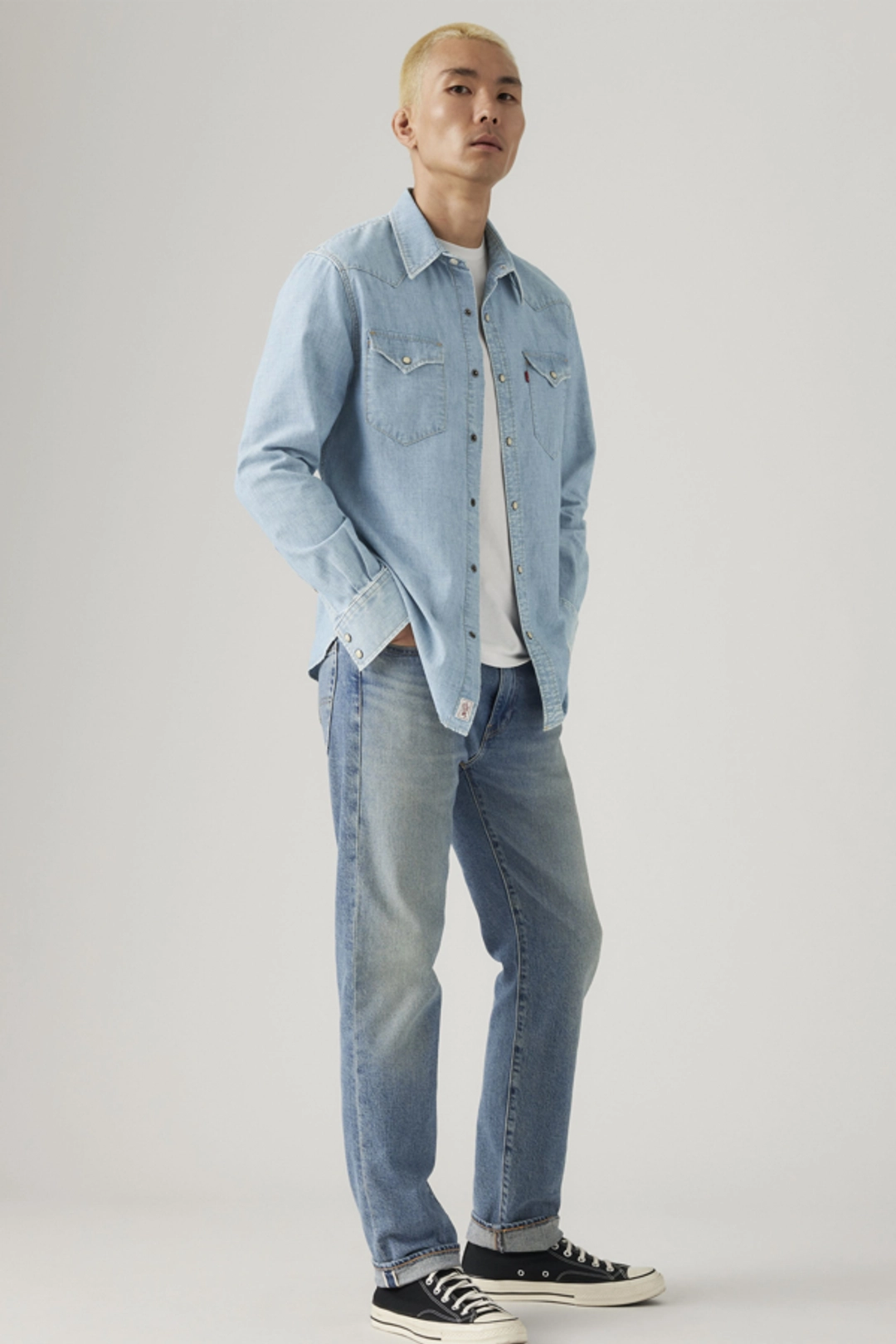 Levi's Jean 502 Taper - Homme - Bleu / Rainy Afternoon - 38X32