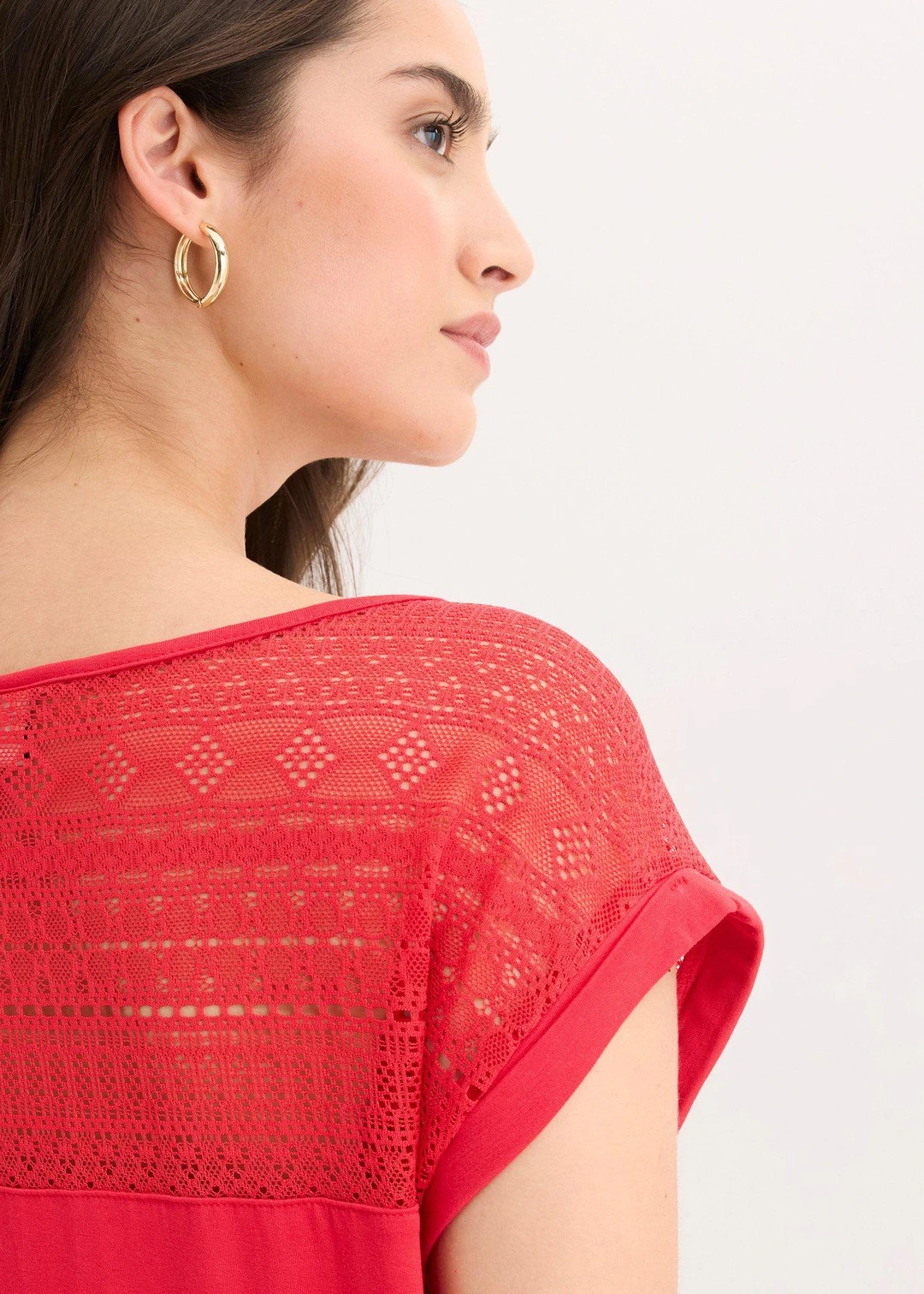T-shirt doux en viscose extensible - 3