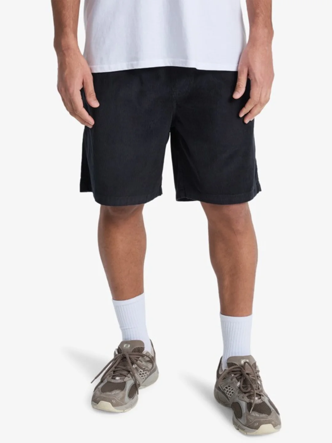Taxer 18" - Walkshort en velours côtelé pour Homme Gris