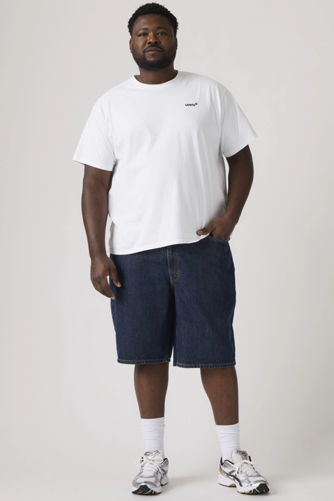 Levi's Short 469 Loose (grandes Tailles) - Homme - Gris / A Look Back - 50