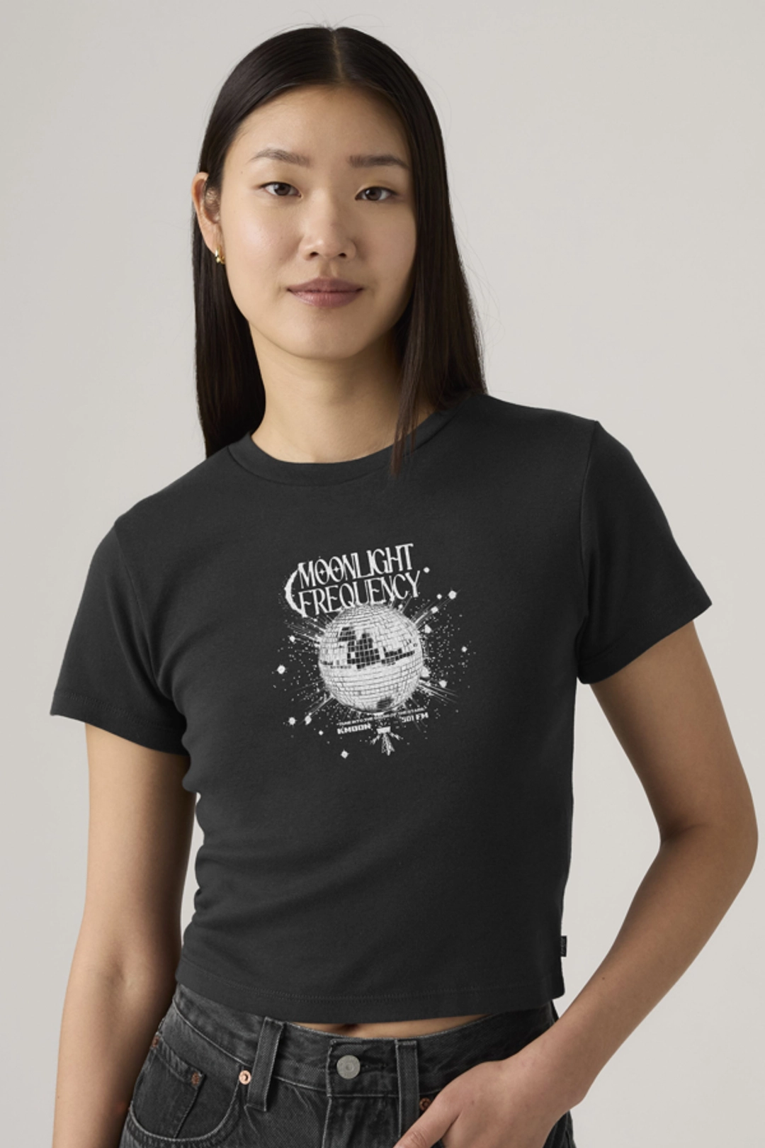 Levi's T Shirt Graphique Essential Sporty - Femme - Noir / Always On Tour Pirate Black - XS