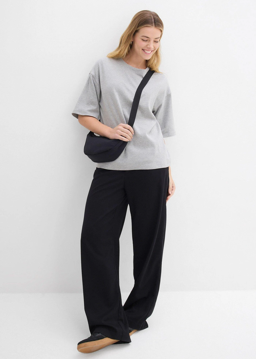 T-shirt épais oversize 100% coton - 2