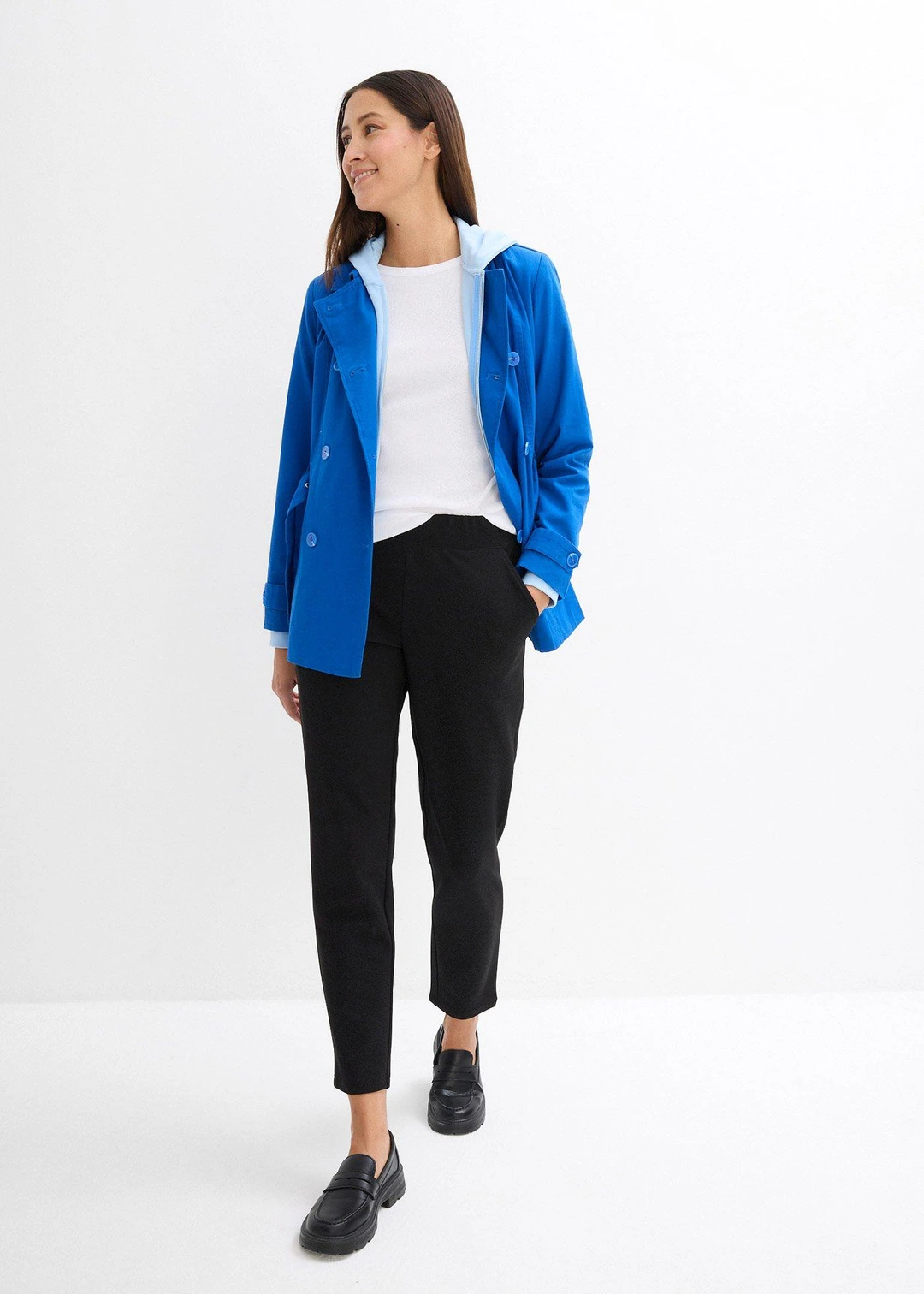 Pantalon en néoprène à taille élastiquée - 2
