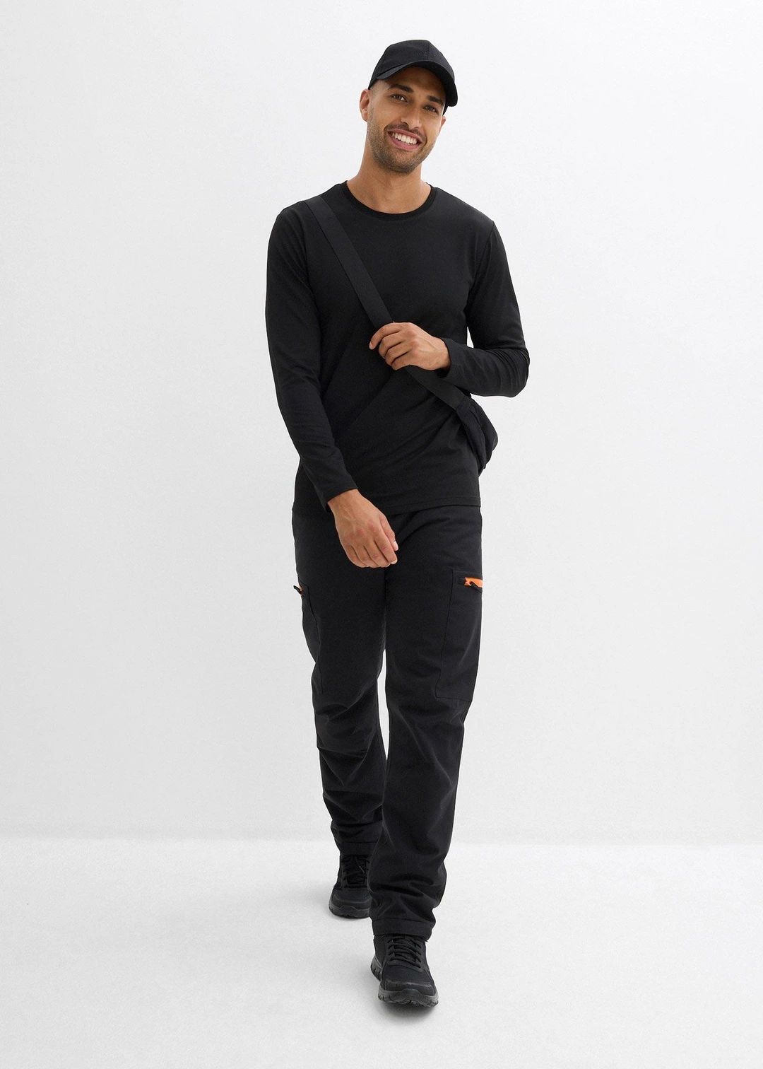 Pantalon cargo imperméable et chaud, coupe ample - 2