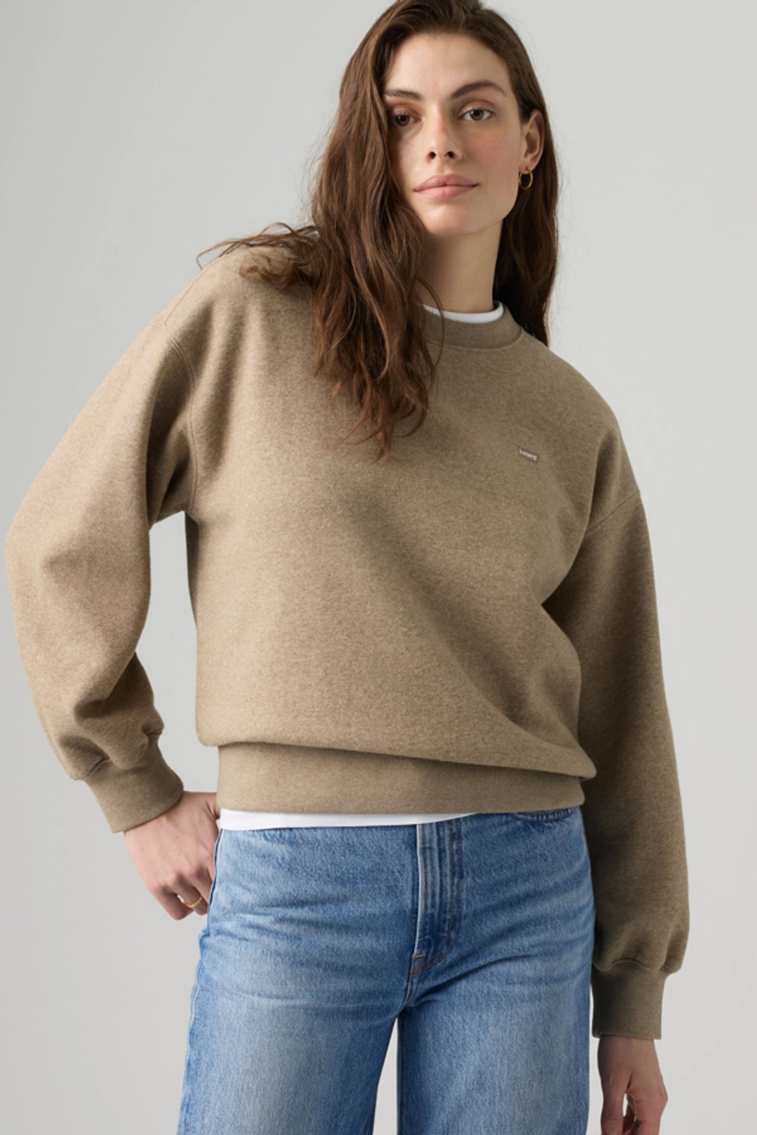 Levi's Everyday Crewneck Sweatshirt - Femme - Rose / Crystal Pink - XS