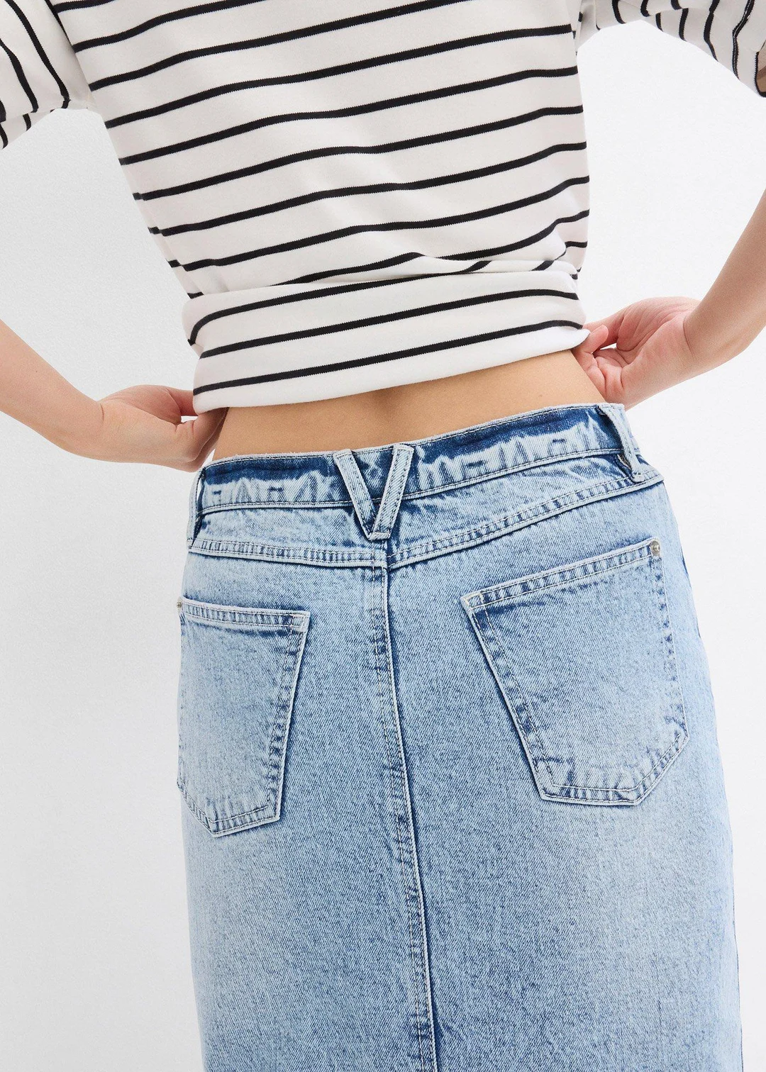 Jupe midi en jean - 3