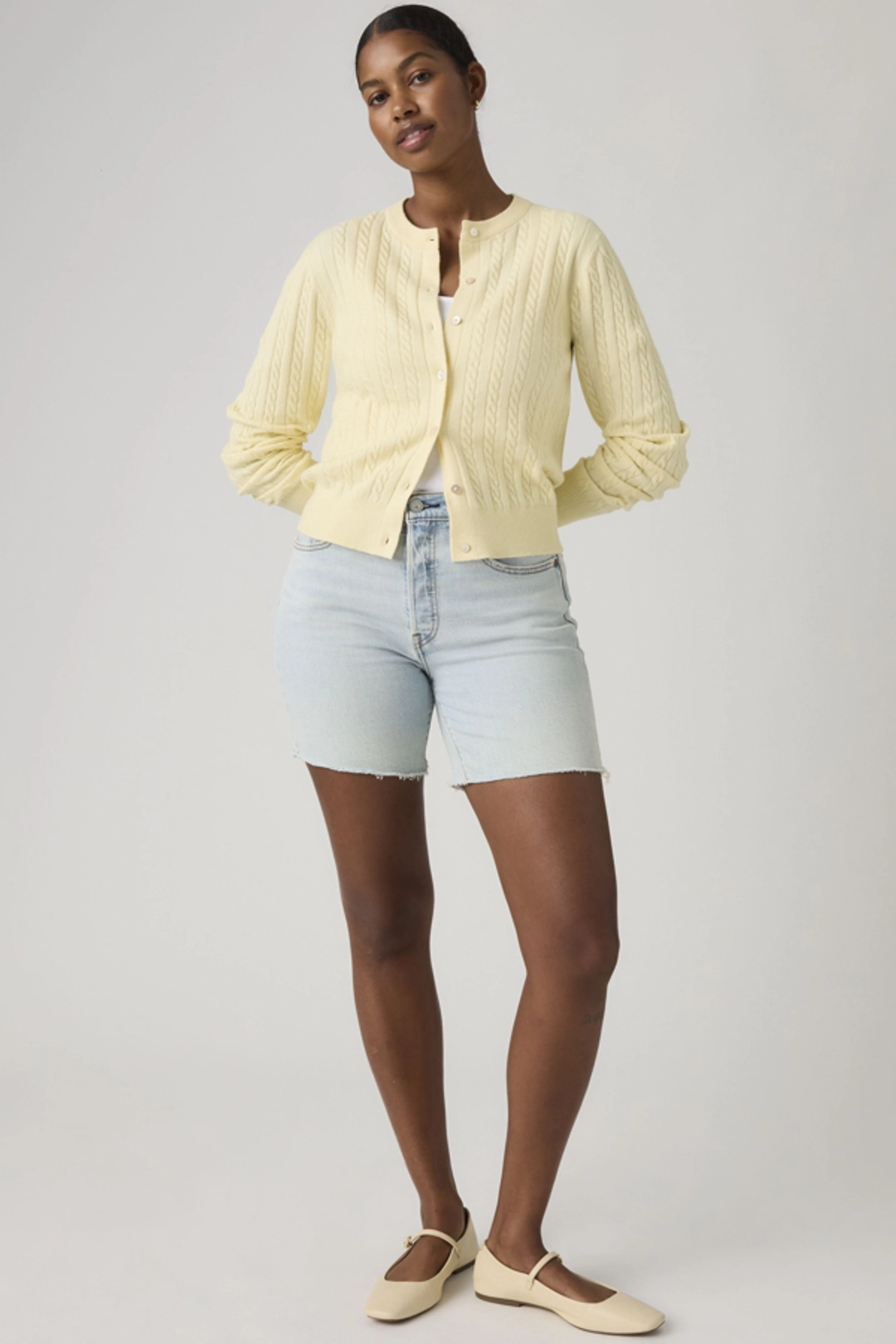 Levi's Short 501 Mi Cuisse Lightweight - Femme - Bleu / Quilt Shift Lightweight - 32