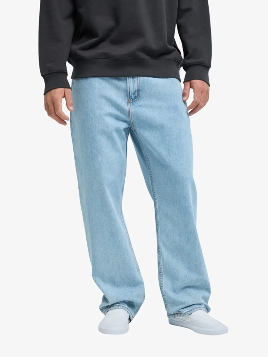 Baggy Denim - Jean pour Homme Noir