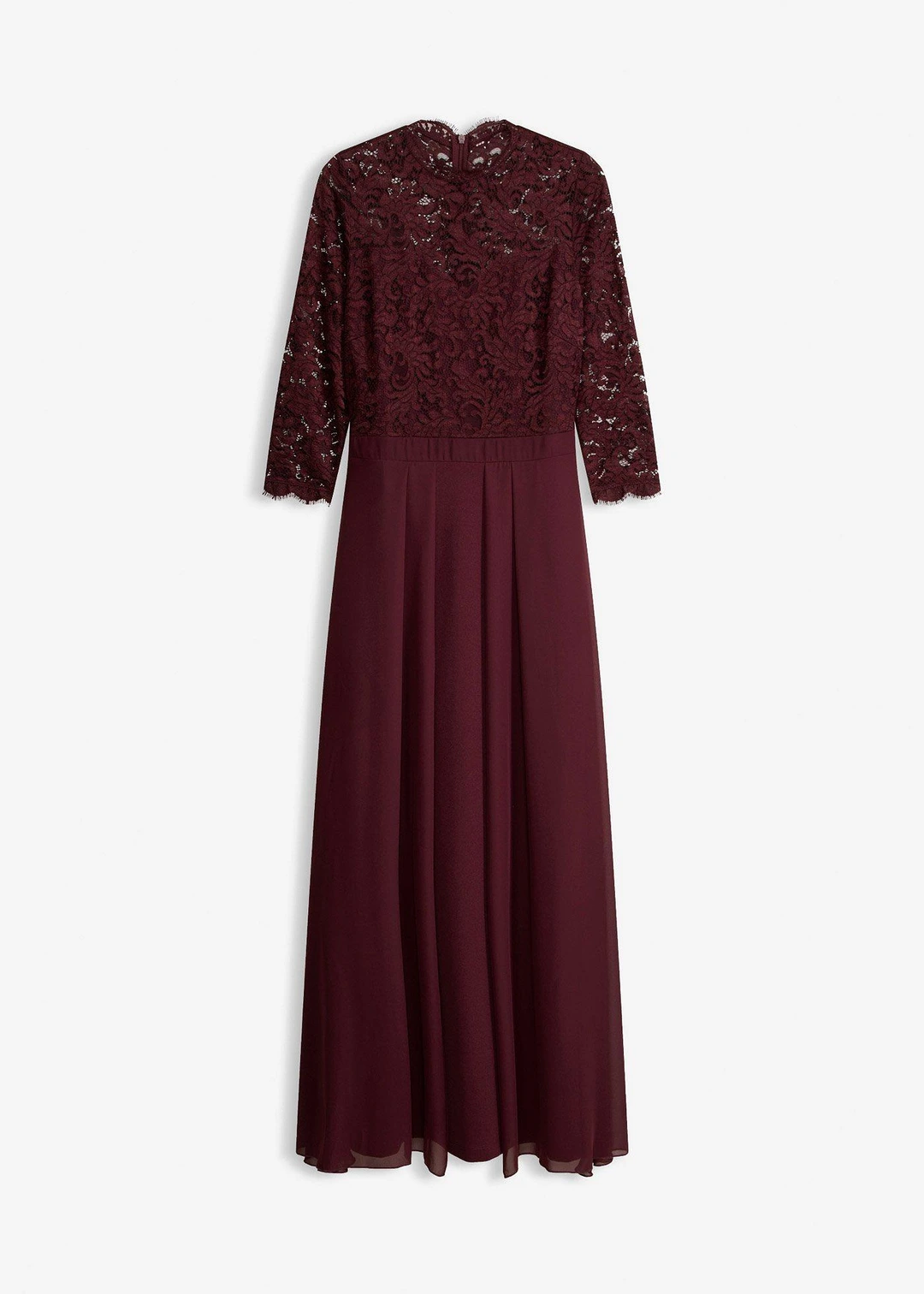 Robe longue avec dentelle