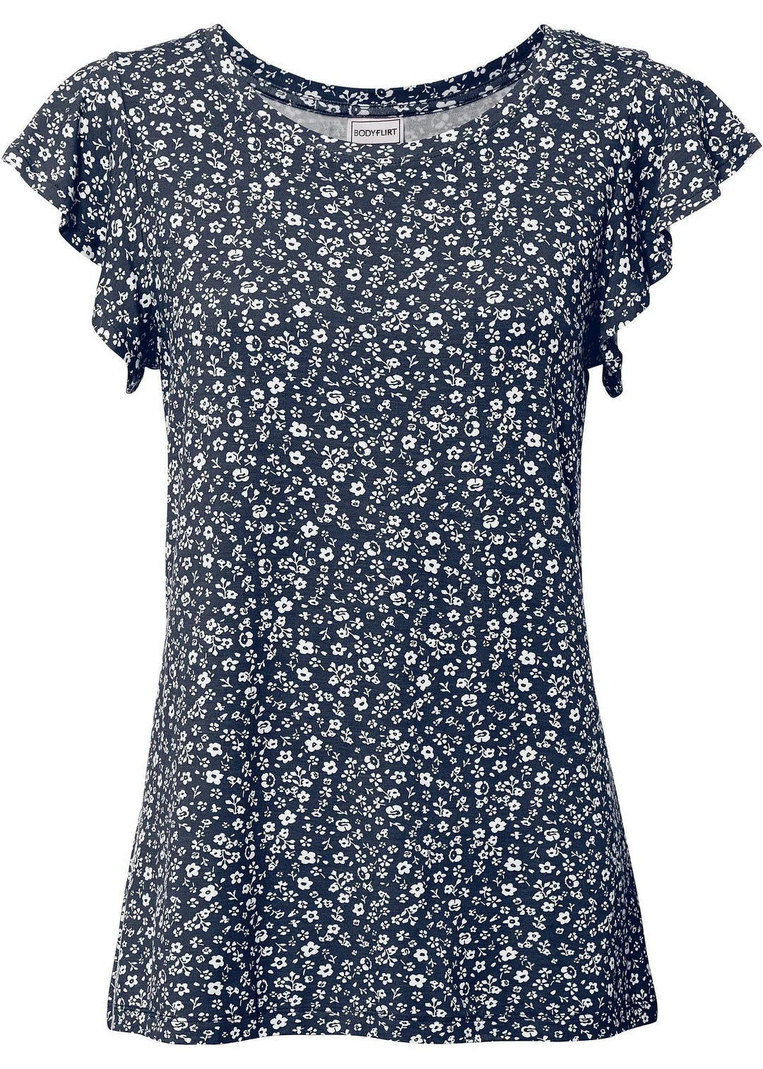 T-shirt à manches volantées