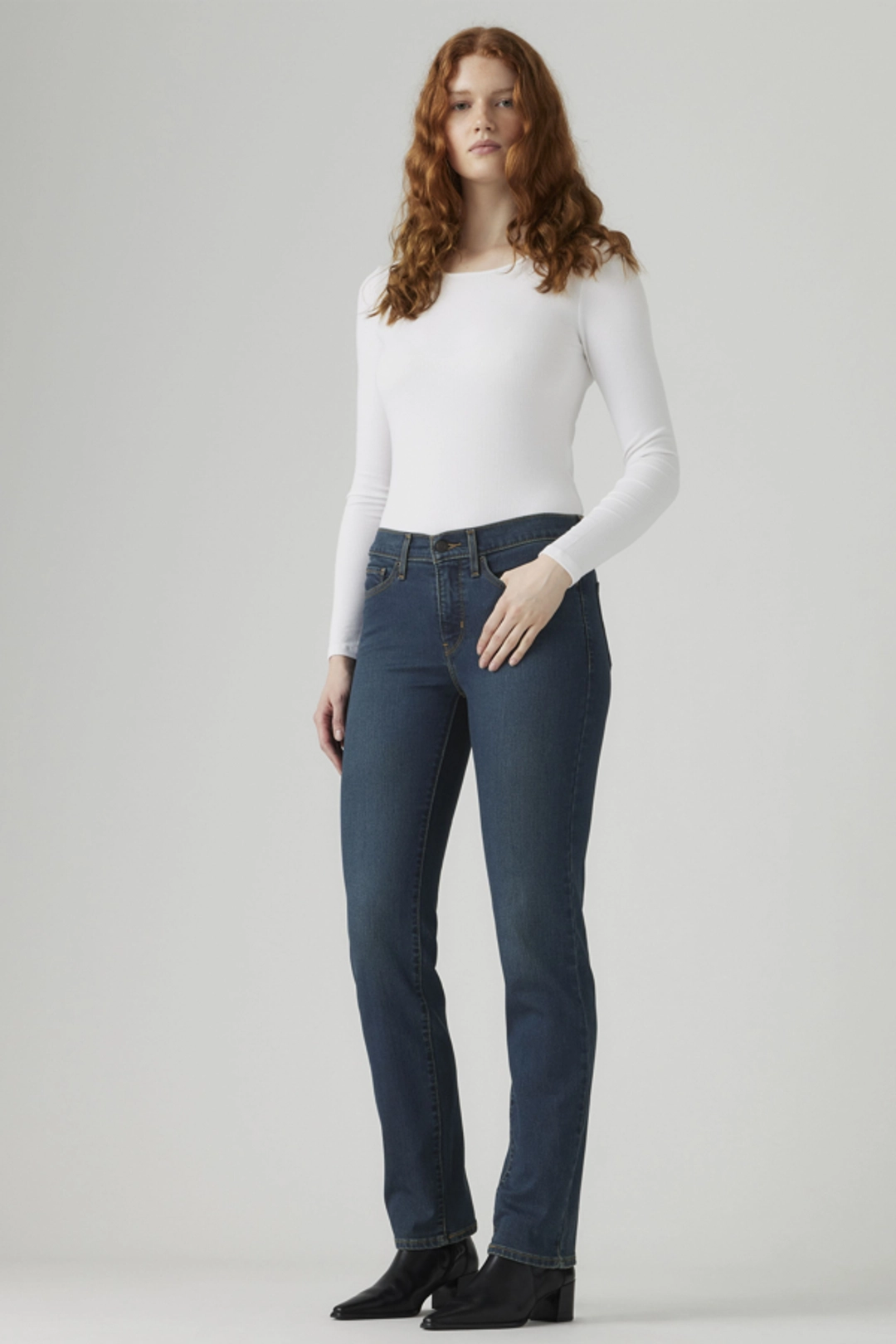 Levi's Jean 314 Galbant Straight - Femme - Bleu / Eternal Indigo Drk Tint - 33X32