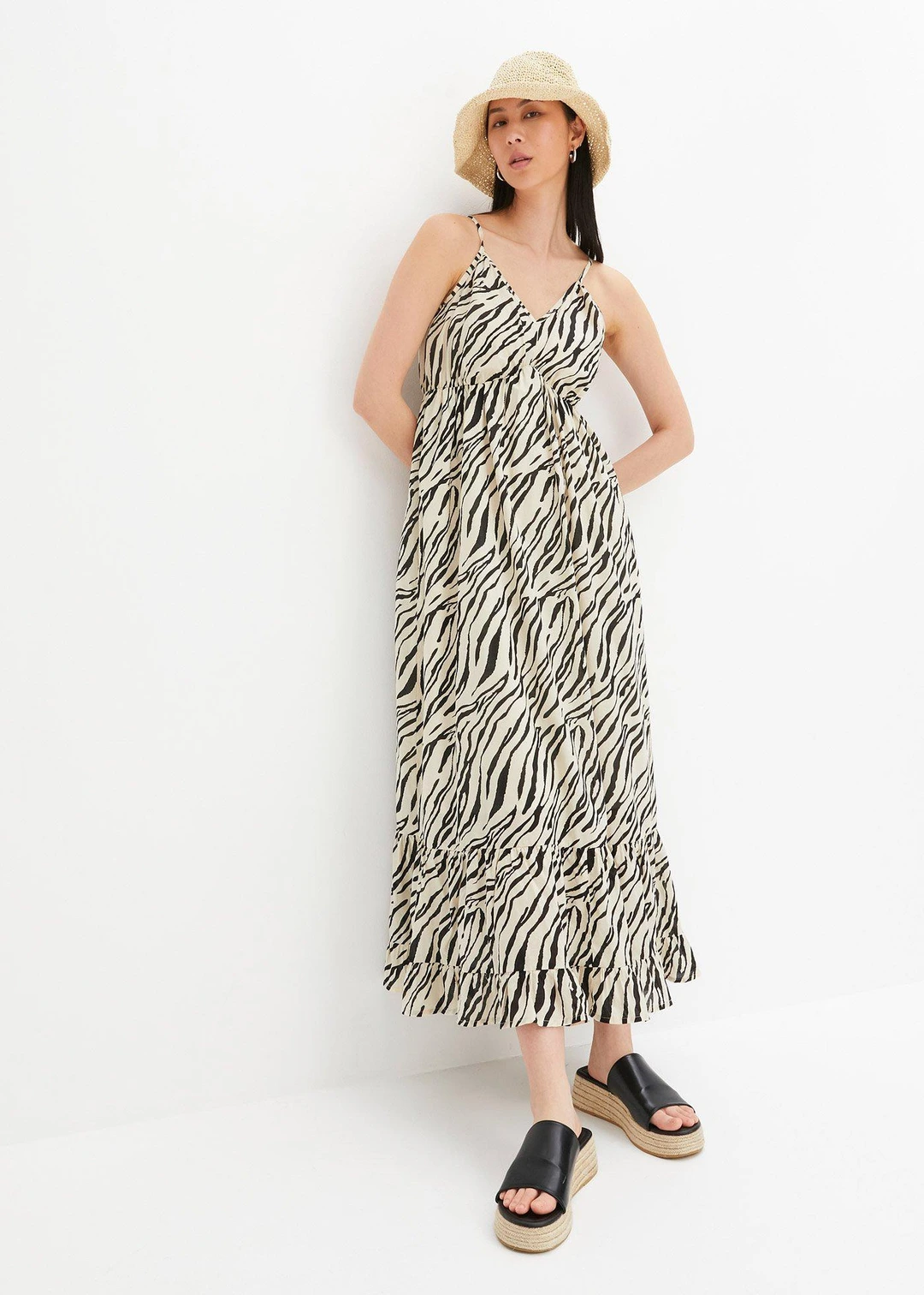 Robe longue à imprimé léopard - 2