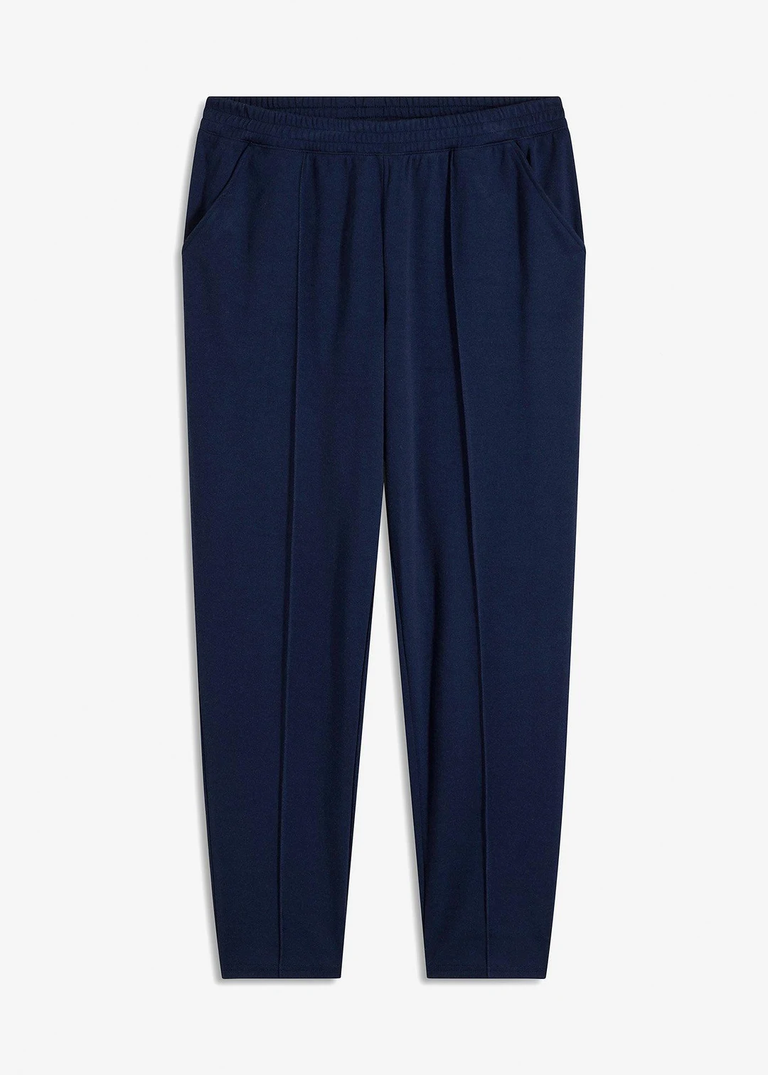 Pantalon élastiqué avec nervures devant