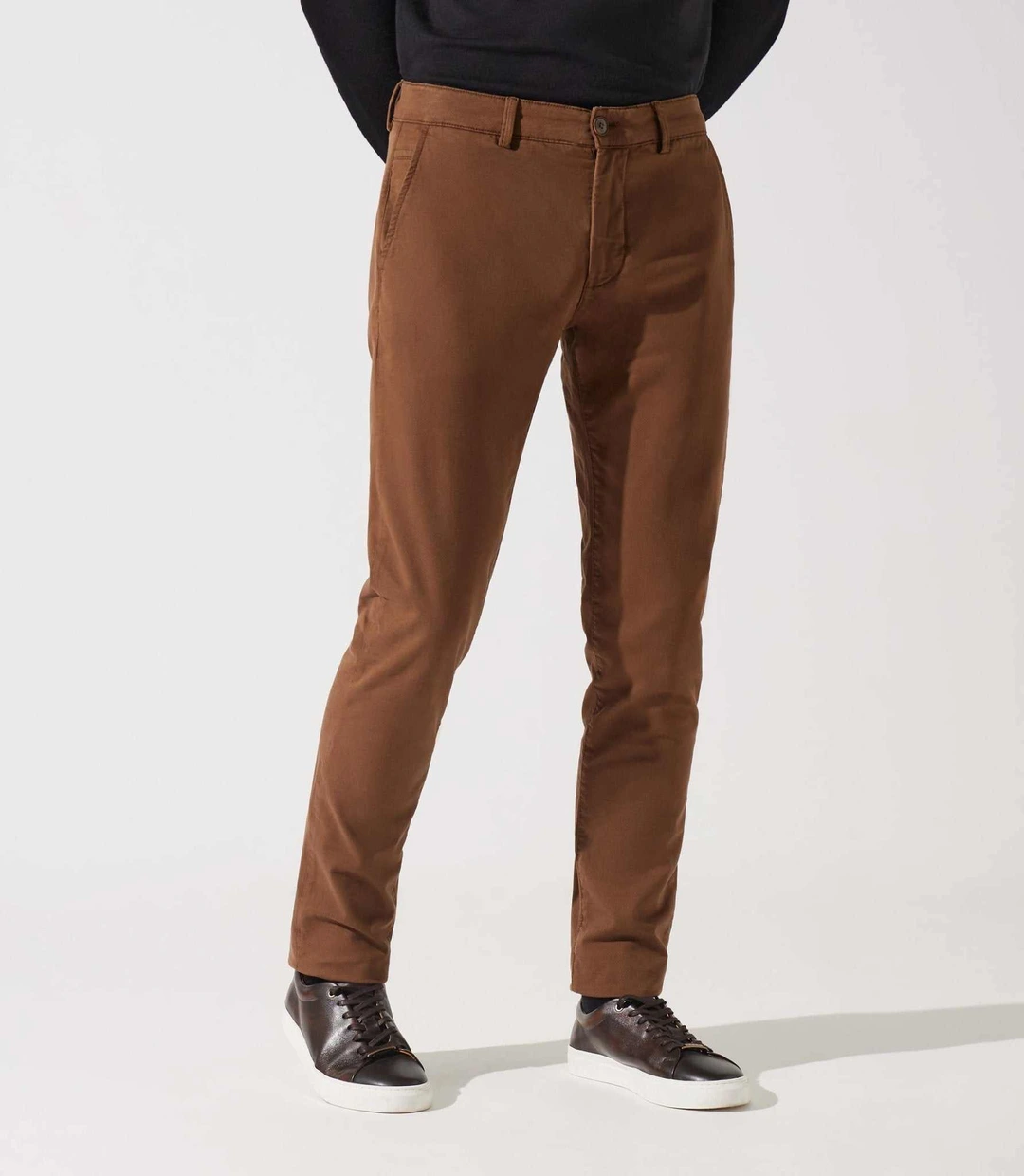 IZAC - Pantalon chino camel VITALITE