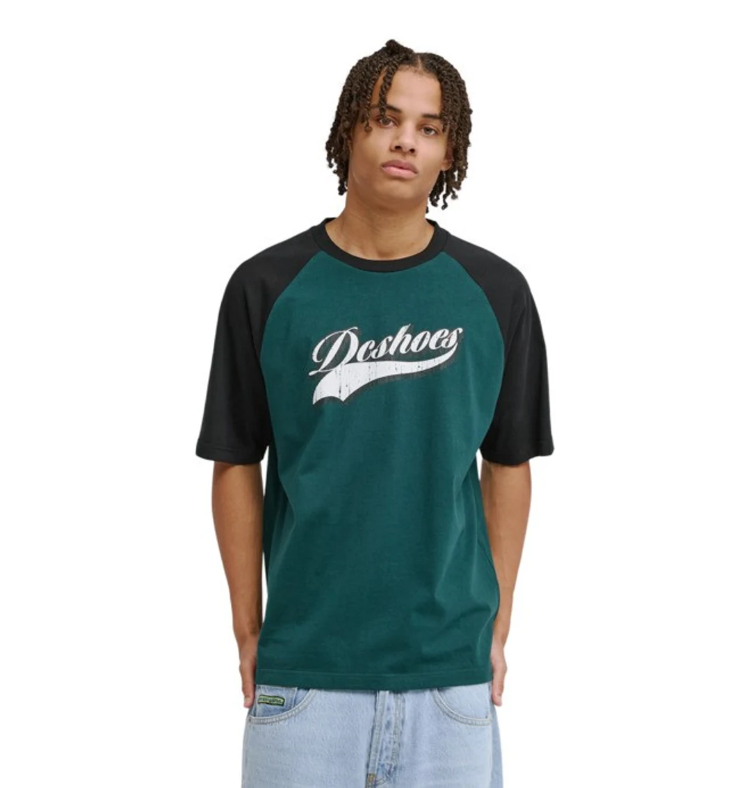 Rugged Raglan - T-Shirt raglan Vert Homme
