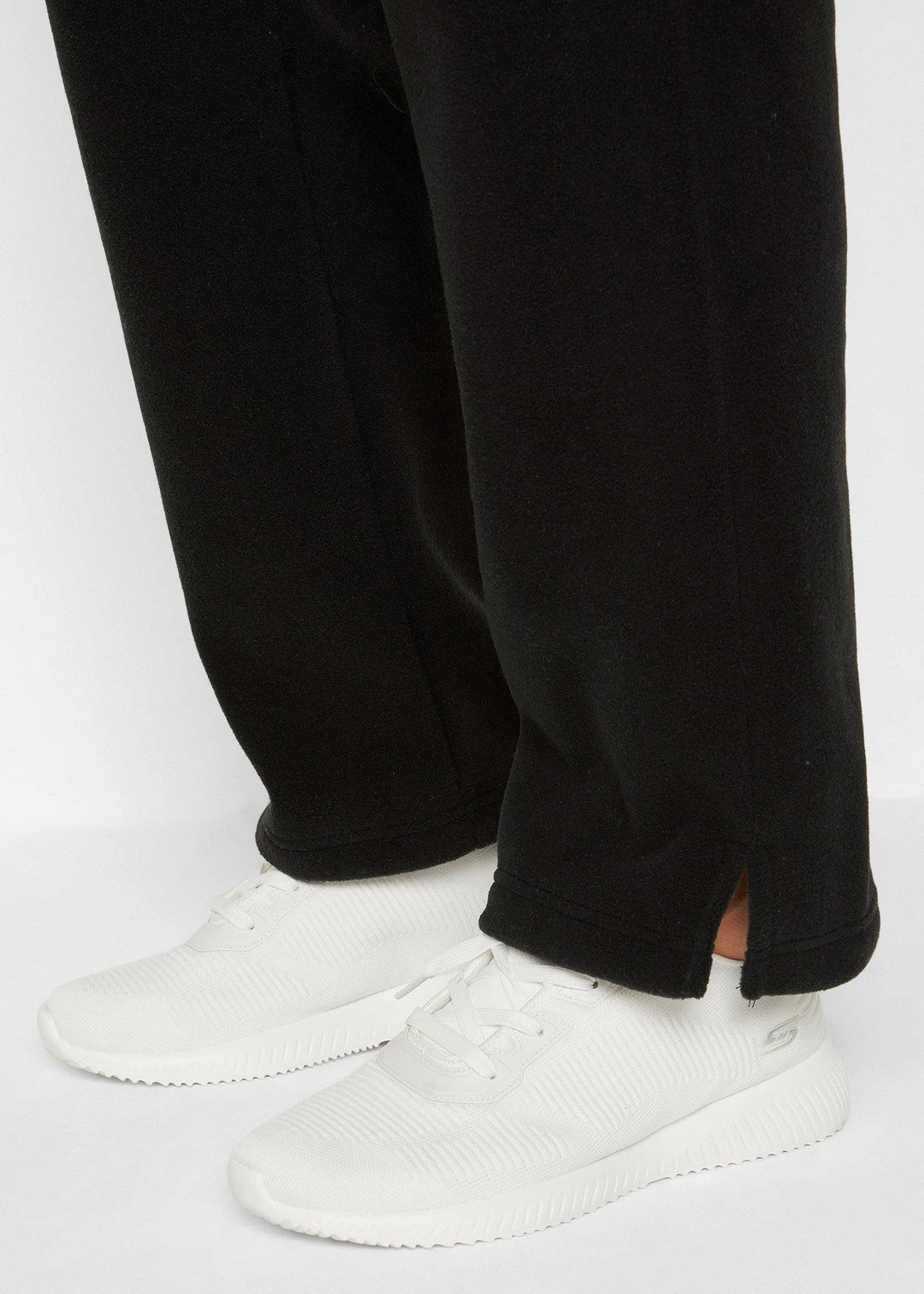 Pantalon large en polaire