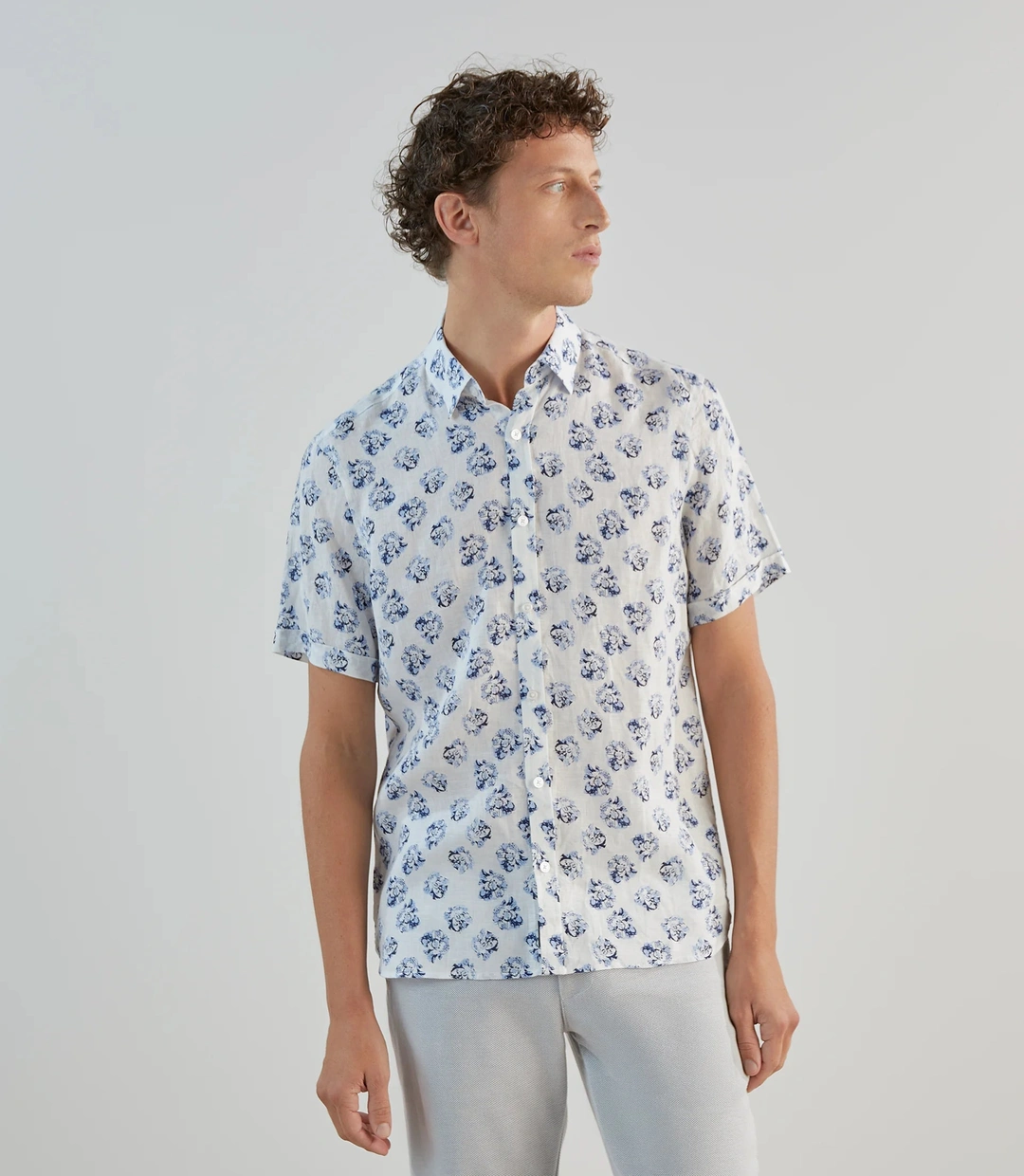 IZAC - Chemise fantaisie blanche