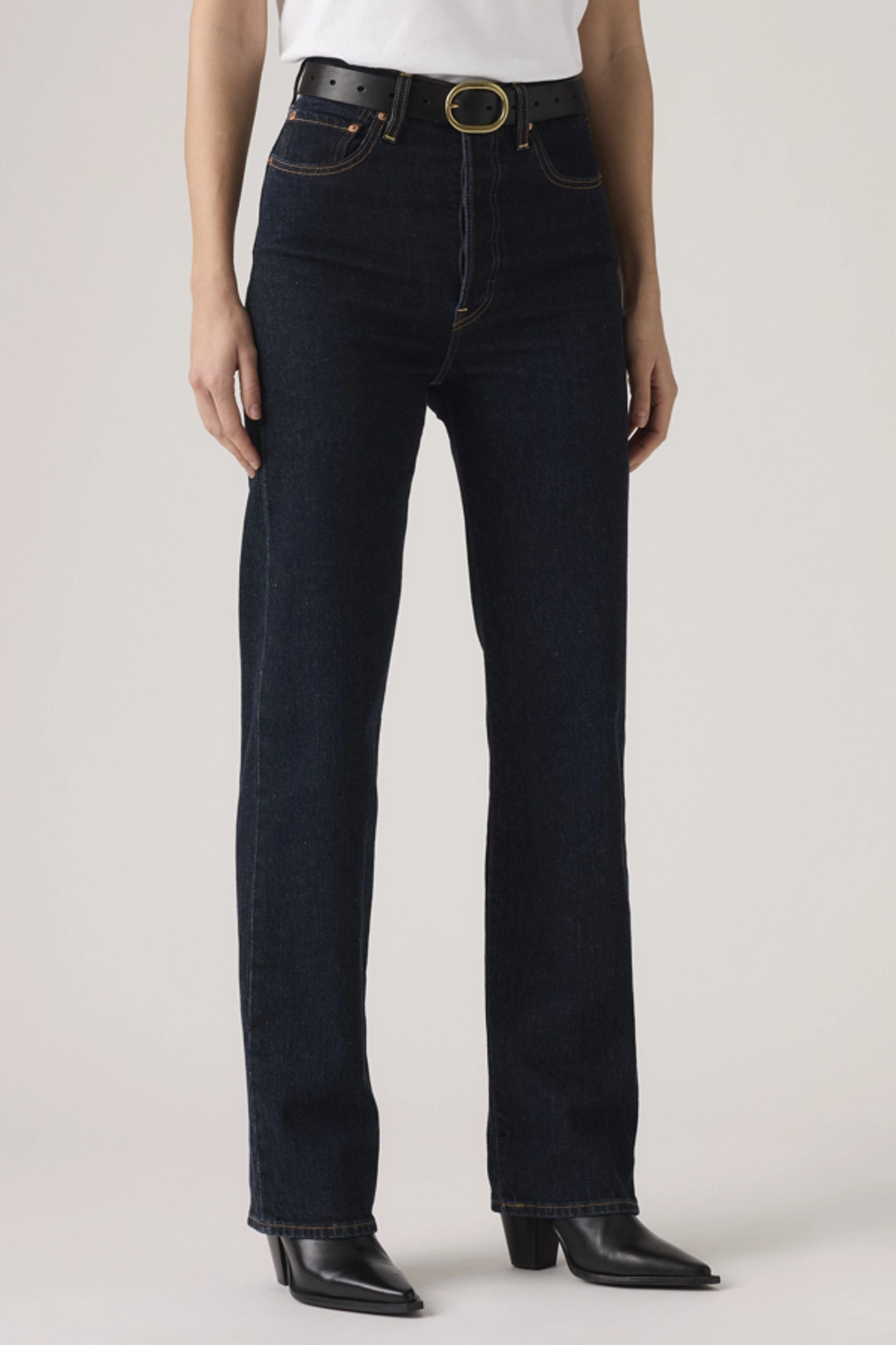 Levi's Jean Ribcage Longueur NorHomme - Femme - Bleu / Apply Now - 34X32 - 2