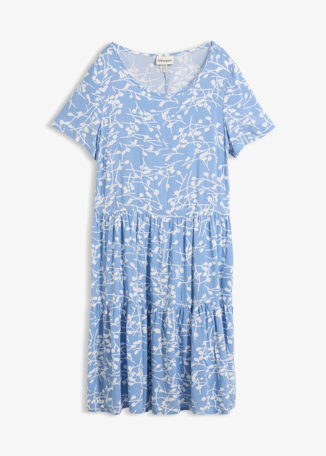 Robe courte en viscose fluide