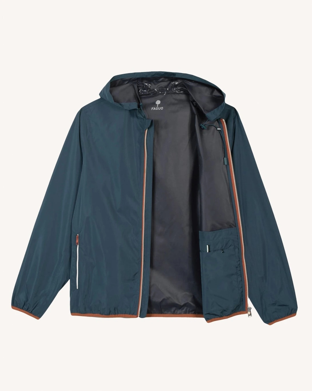Veste coupe vent bleu marine - CARNOET - 2