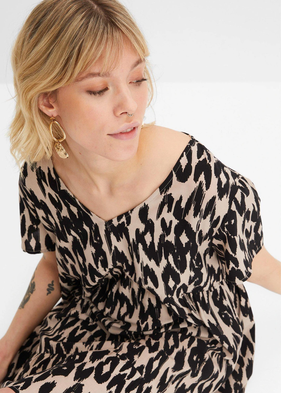 Robe-tunique en viscose fluide - 3