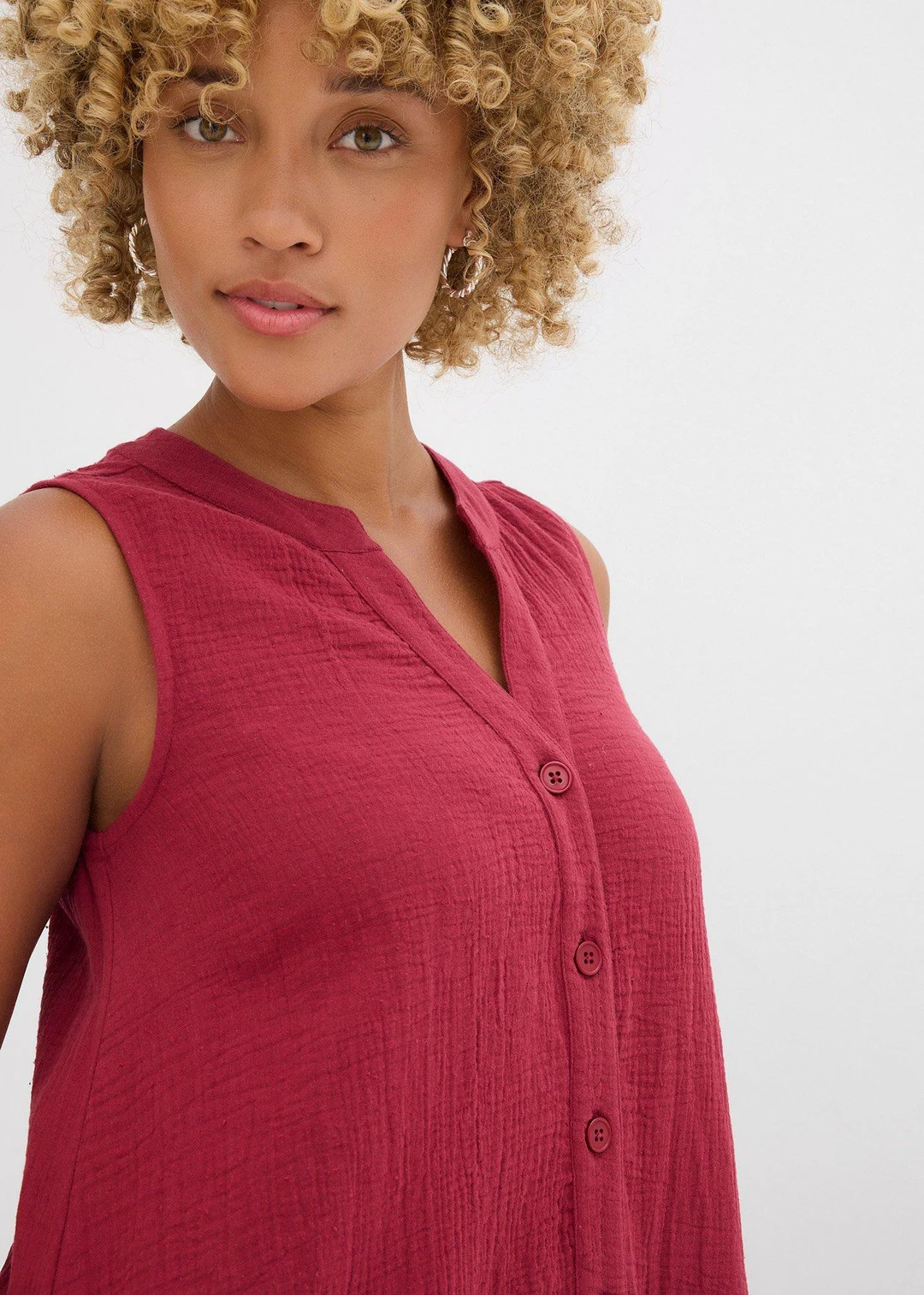 Robe blouse en gaze de coton - 3