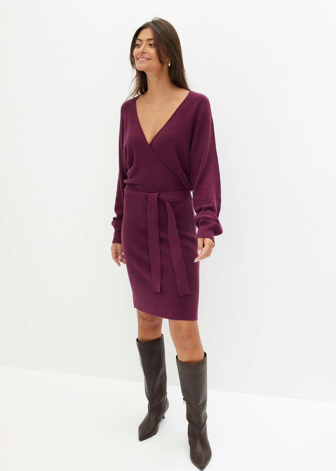 Robe en maille de viscose mélangée - 2