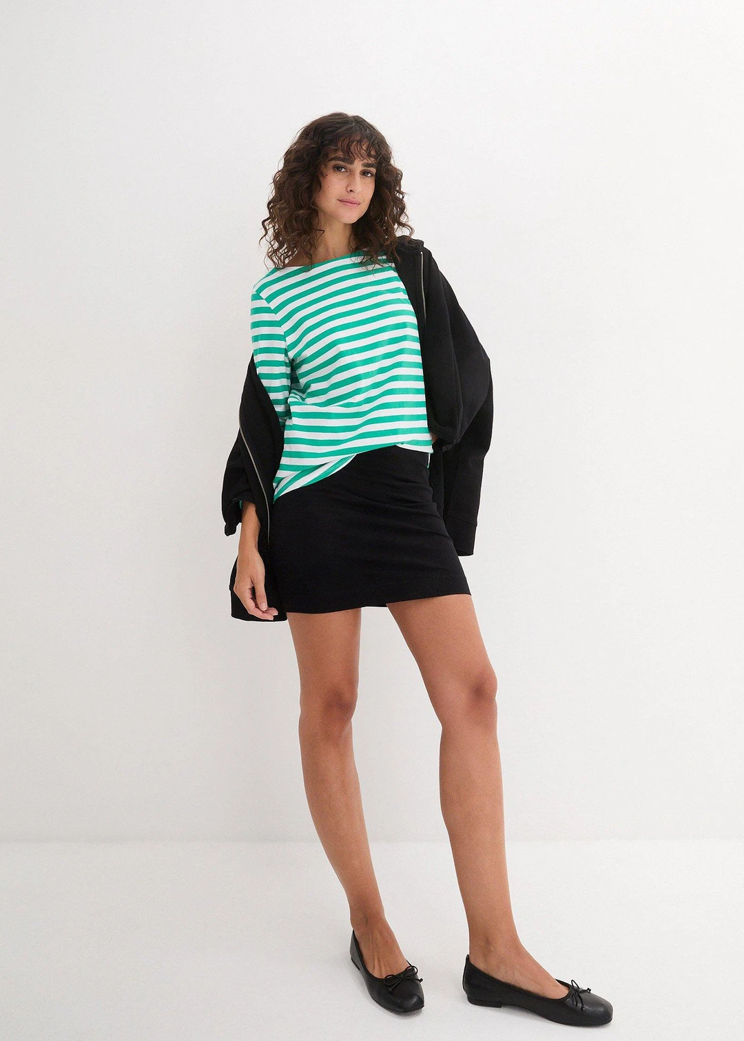 Sweat zippé cape