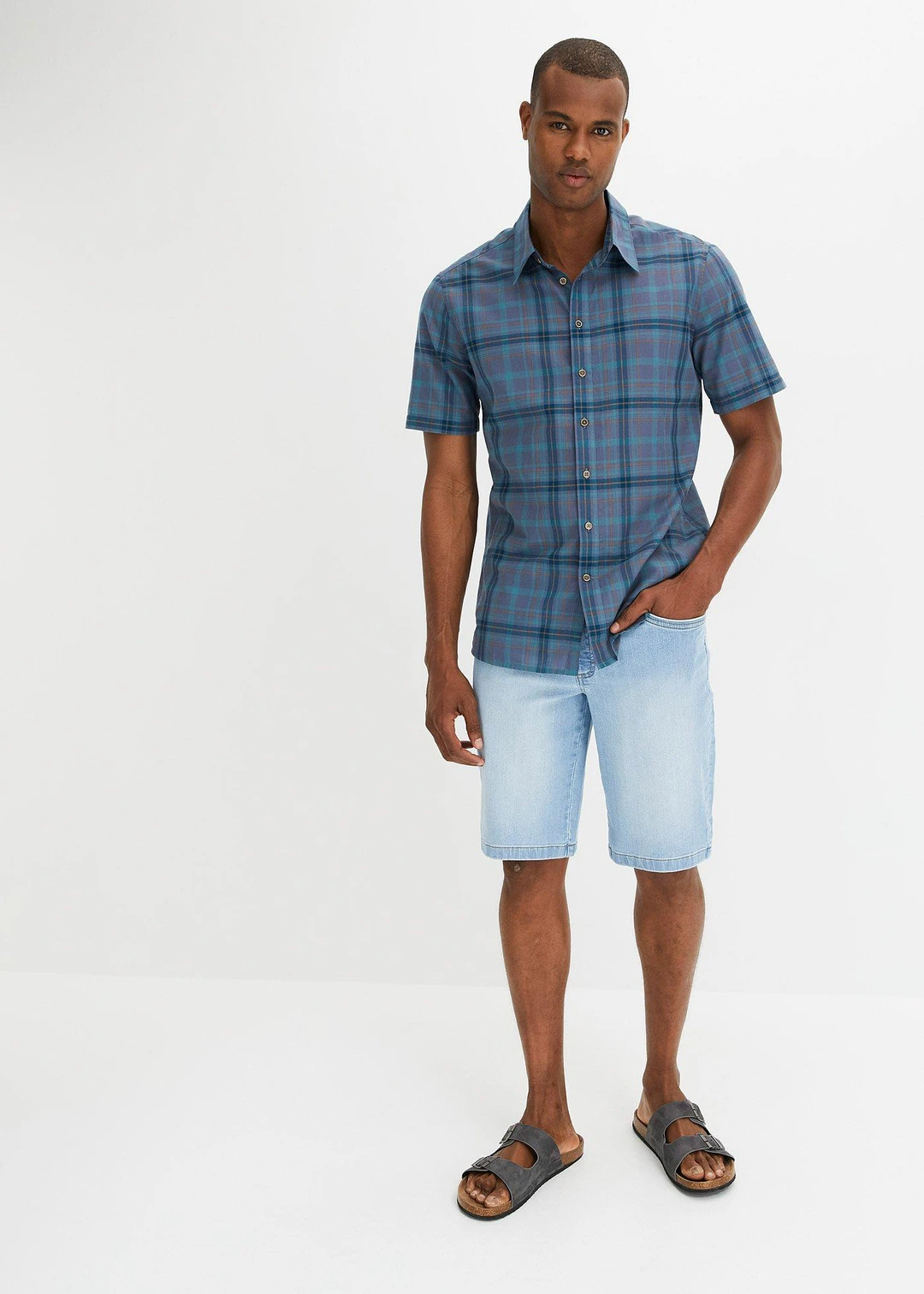 Chemise manches courtes 100% coton - 2