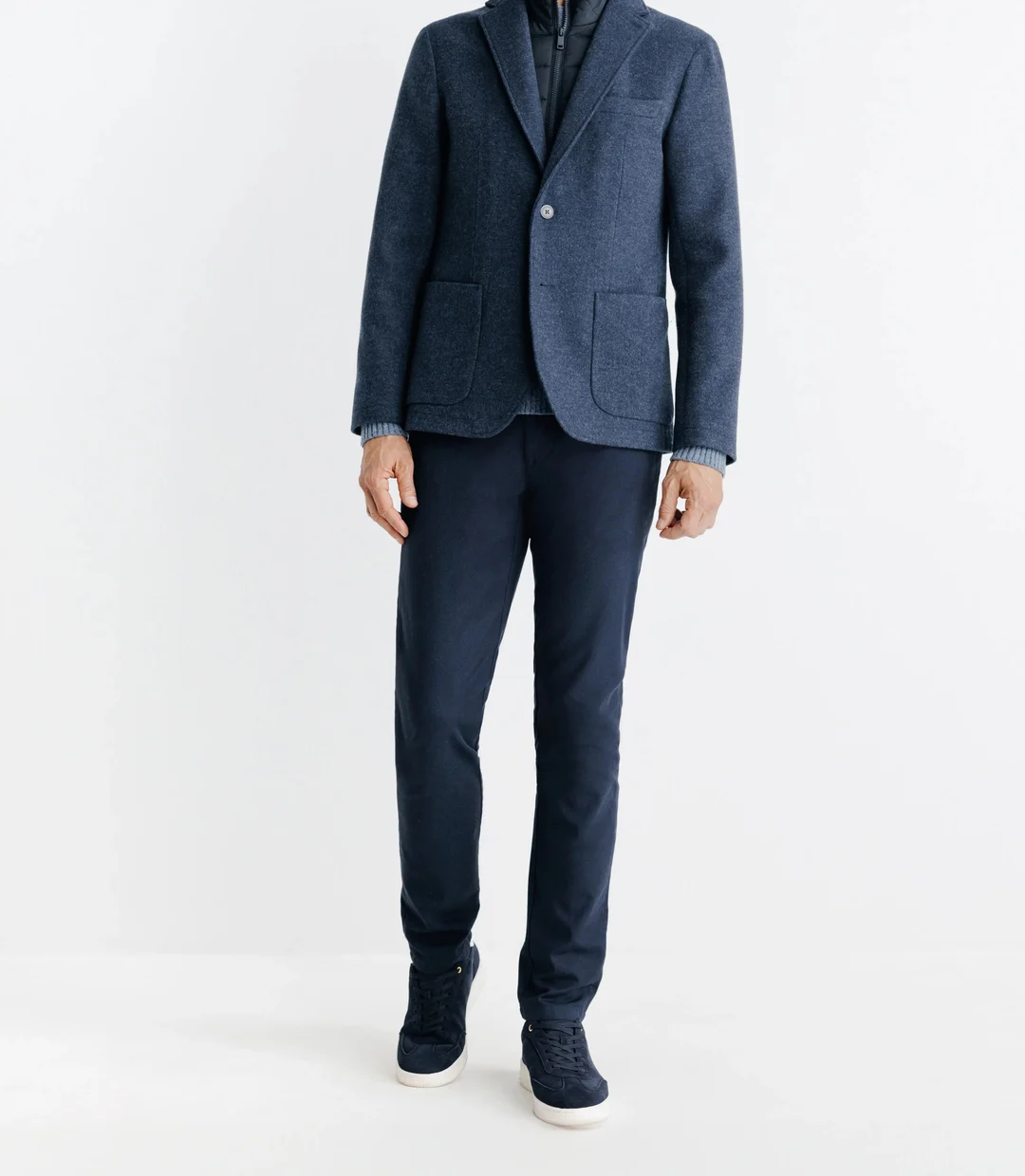IZAC - Veste avec parementure amovible denim