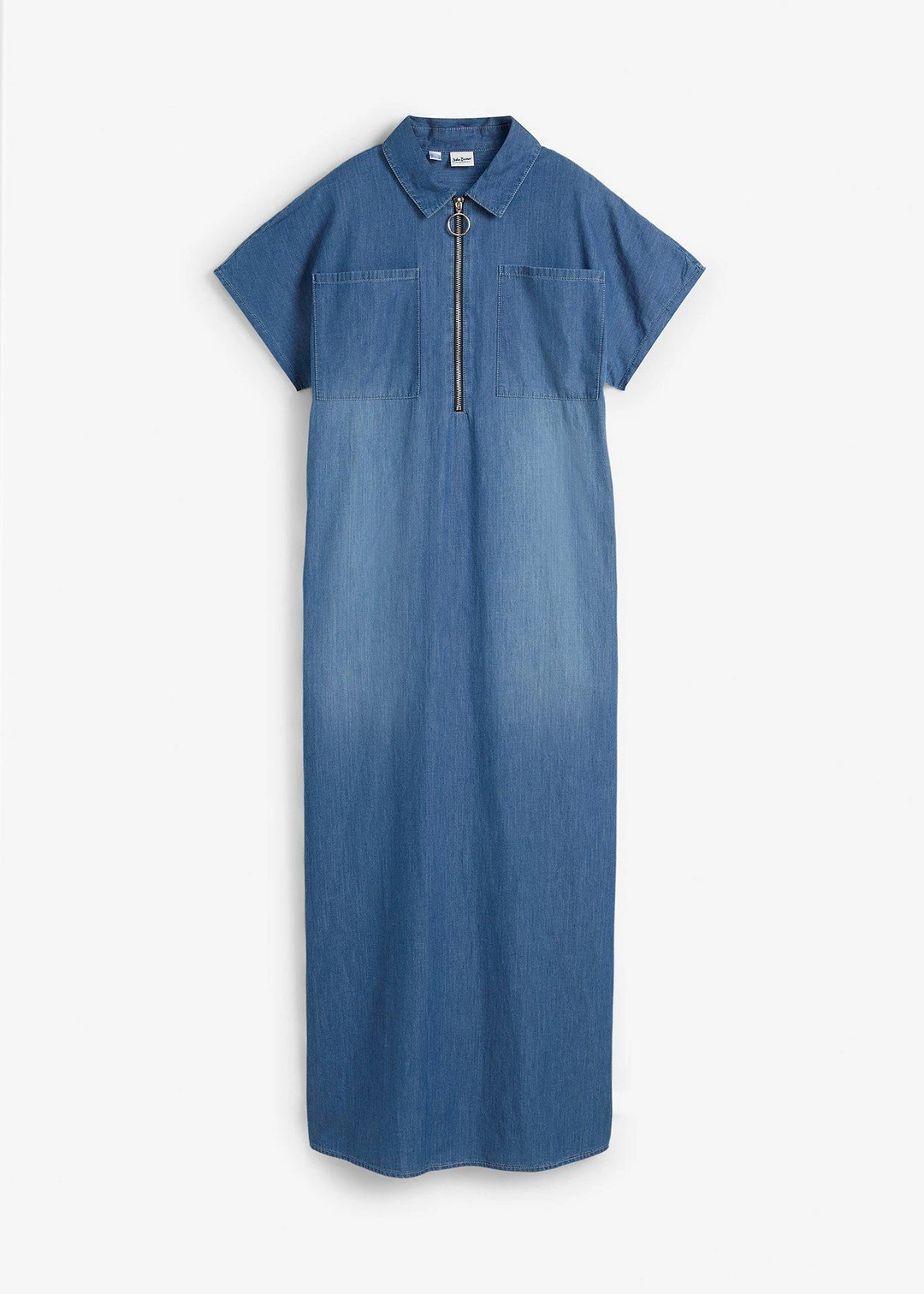 Robe longue en jean