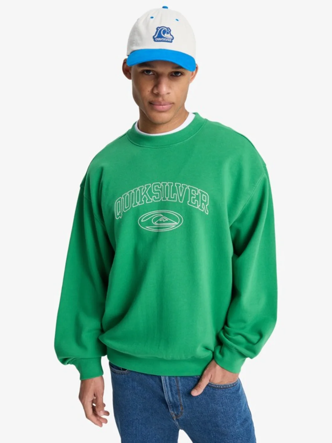 New Iconic - Sweat pour Homme Bleu