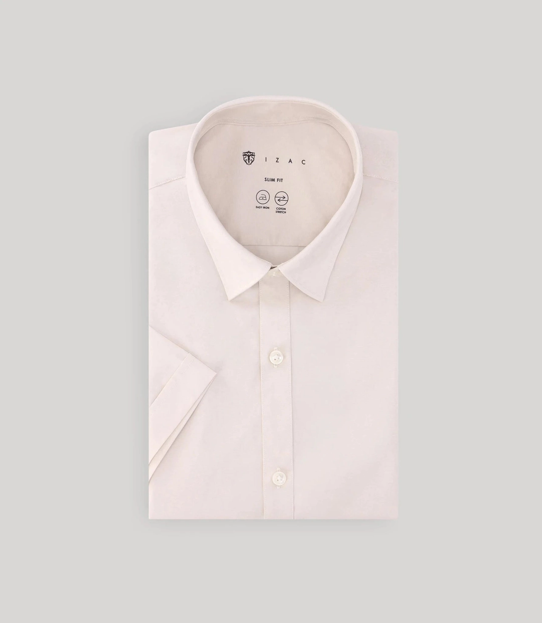 IZAC - Chemise ville unie beige